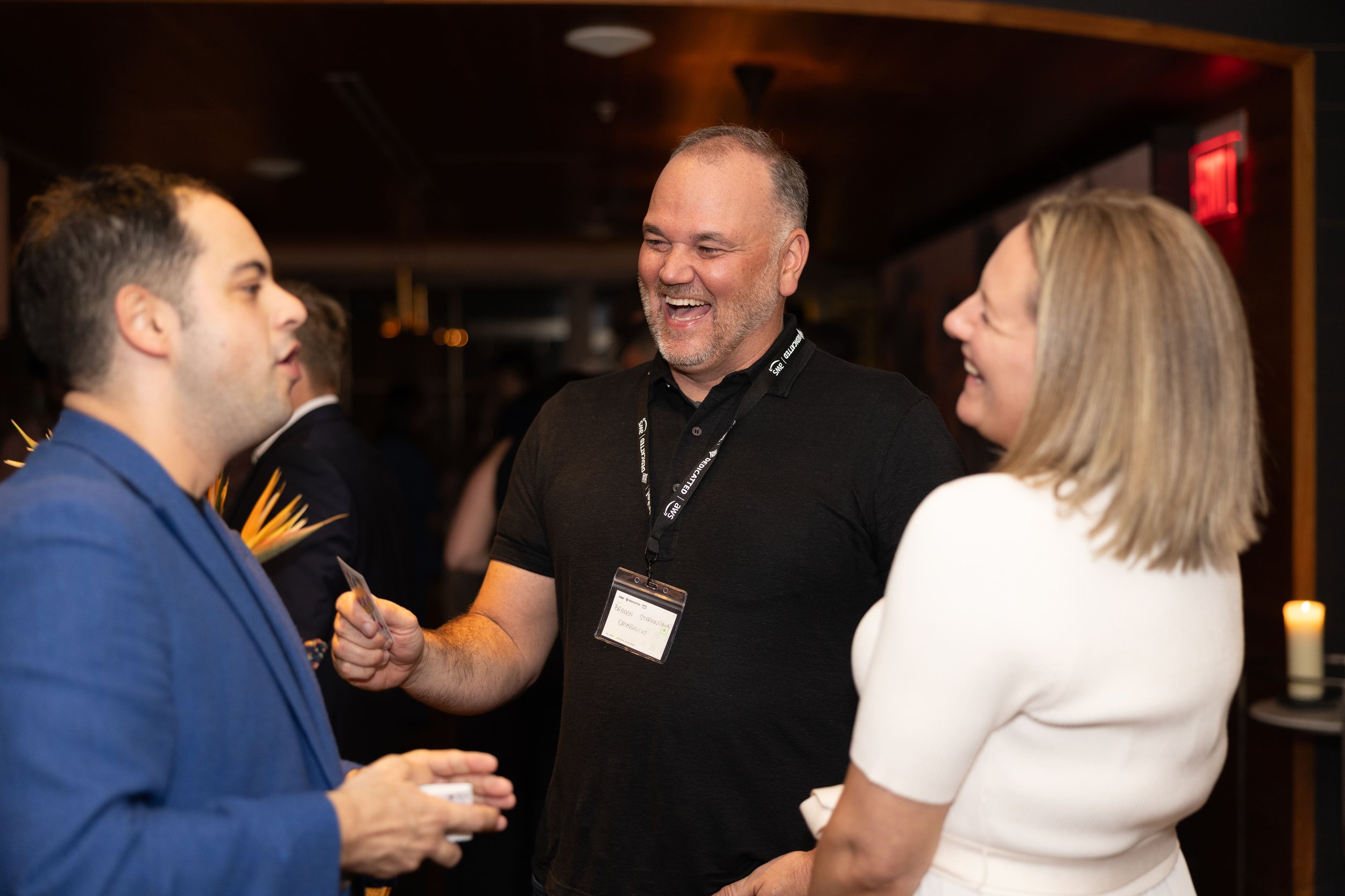 Magician entertaining guests at a private party in Toronto