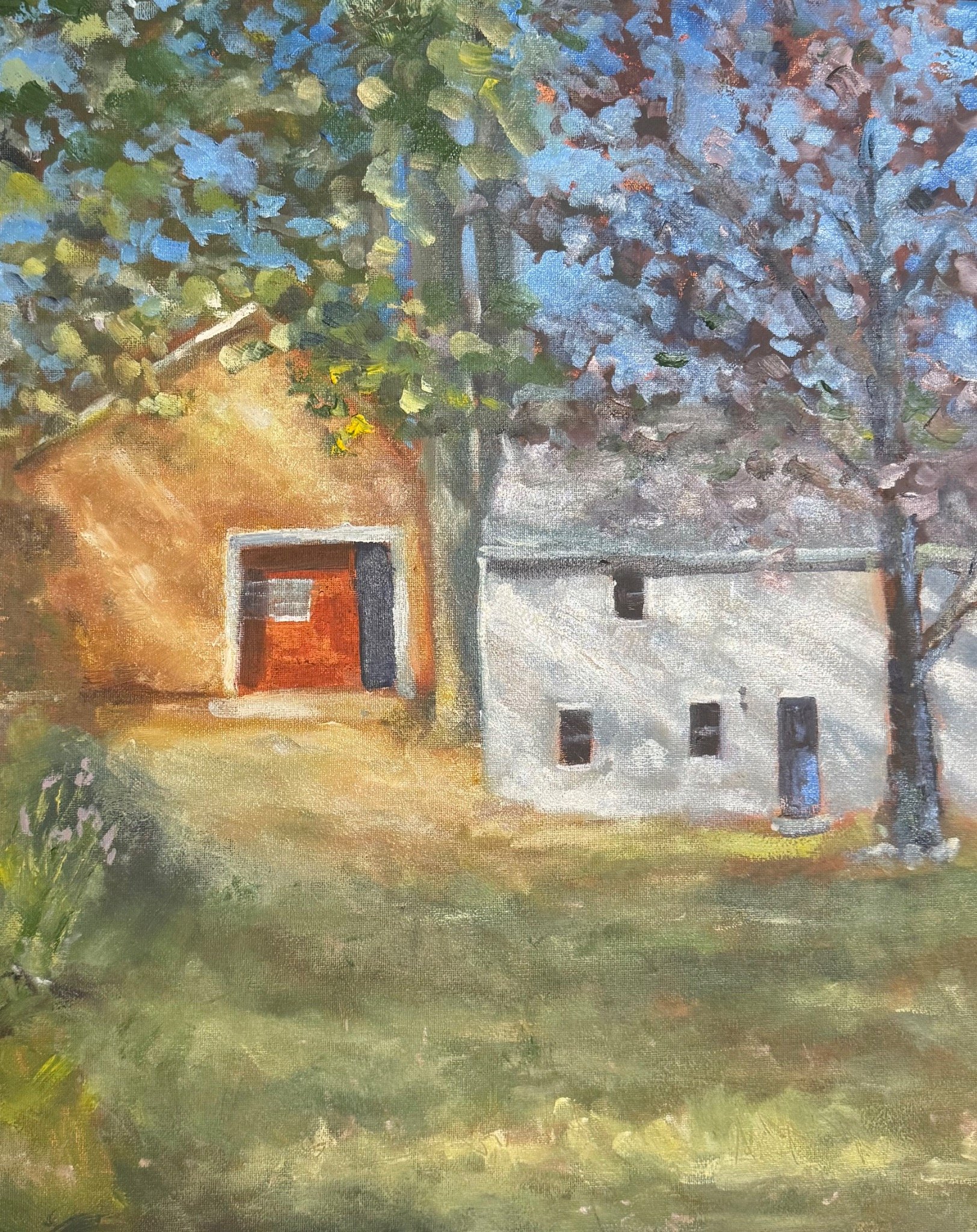 Barn in Sunlight | Oil | 20x16 | SOLD