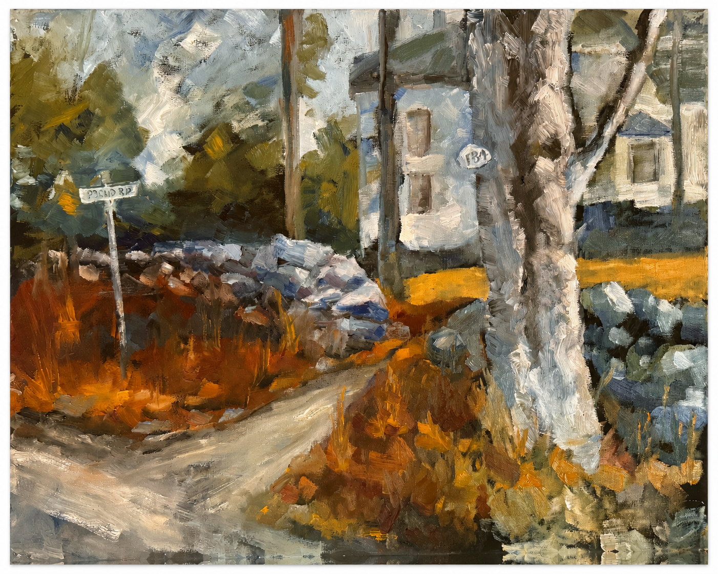Pound Road | Oil | 16x20 | $320