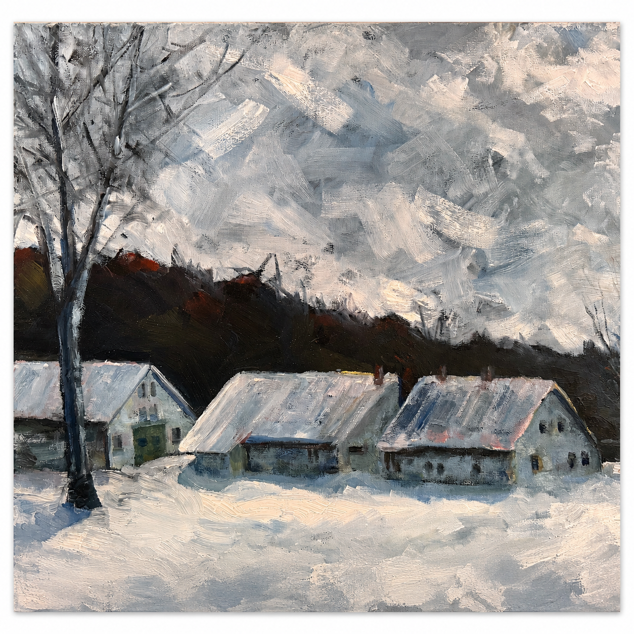 Gilman Farm | Oil | 16x20 | $320
