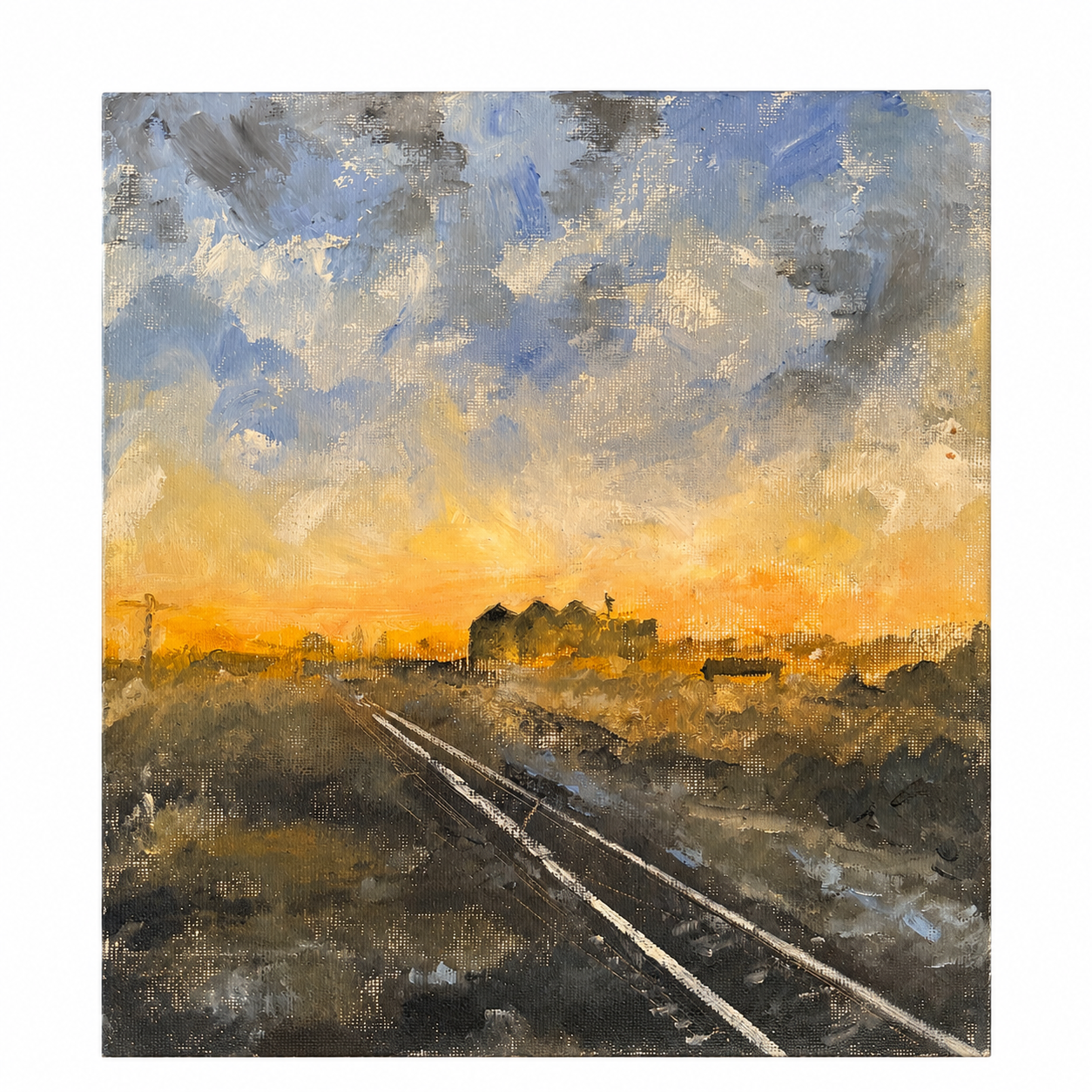 The Tracks | Oil | 8x10 | $150