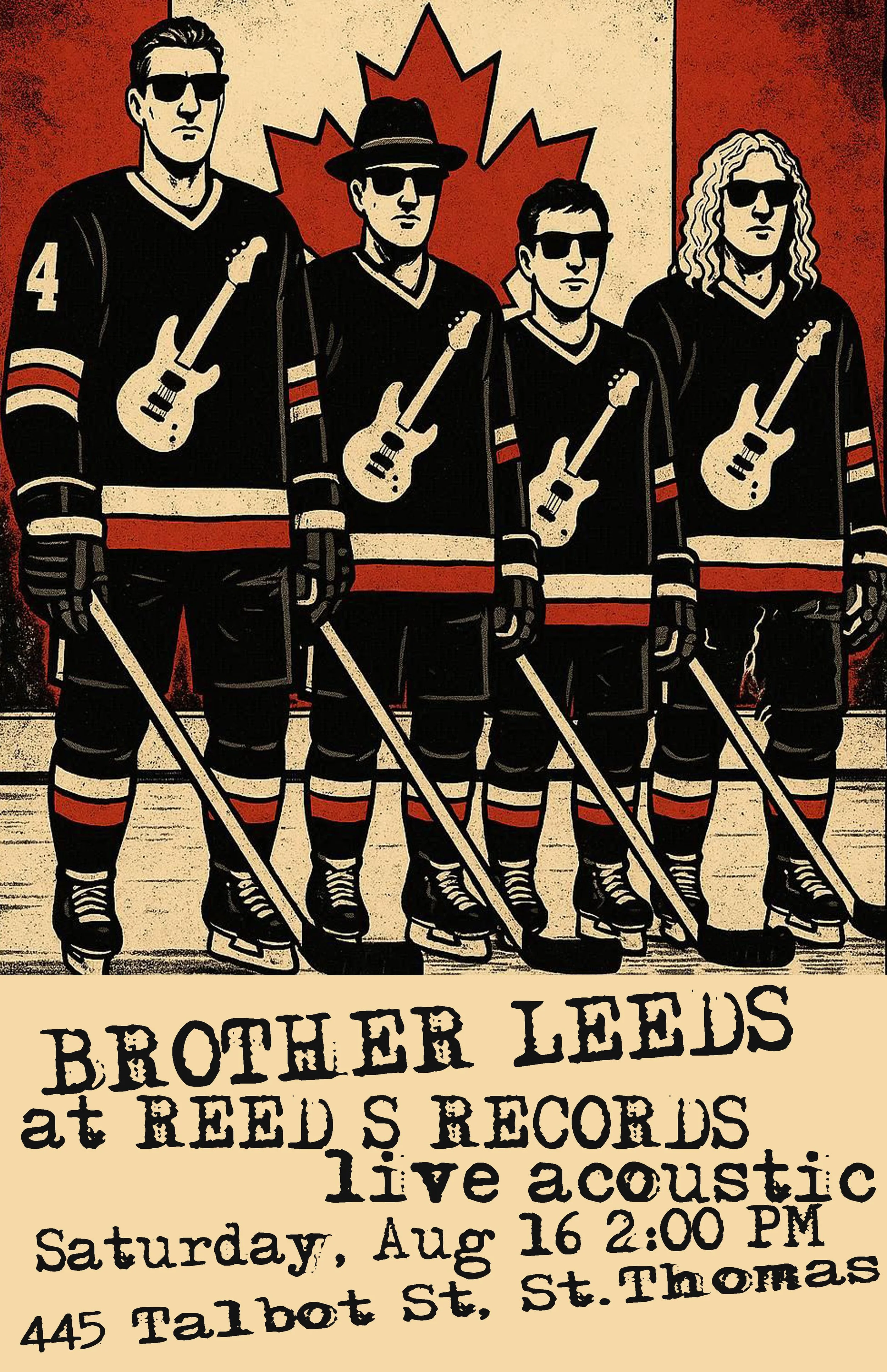 Brother Leeds live acoustic at Reed's Records