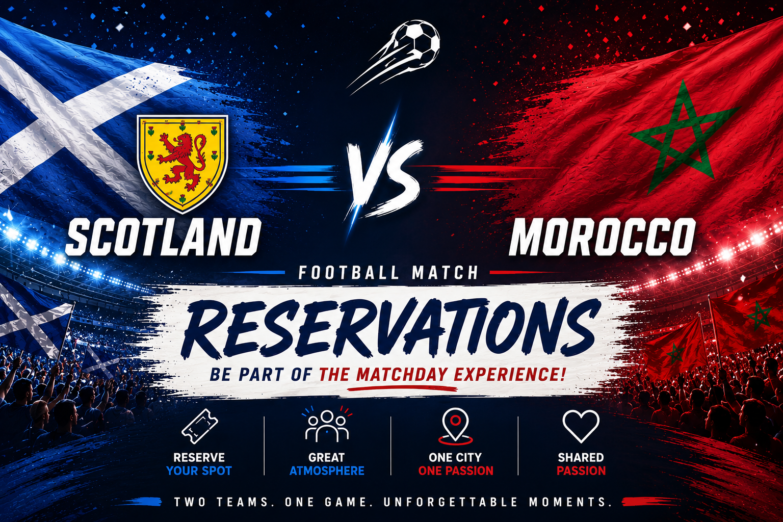 Scotland v Morocco reservations