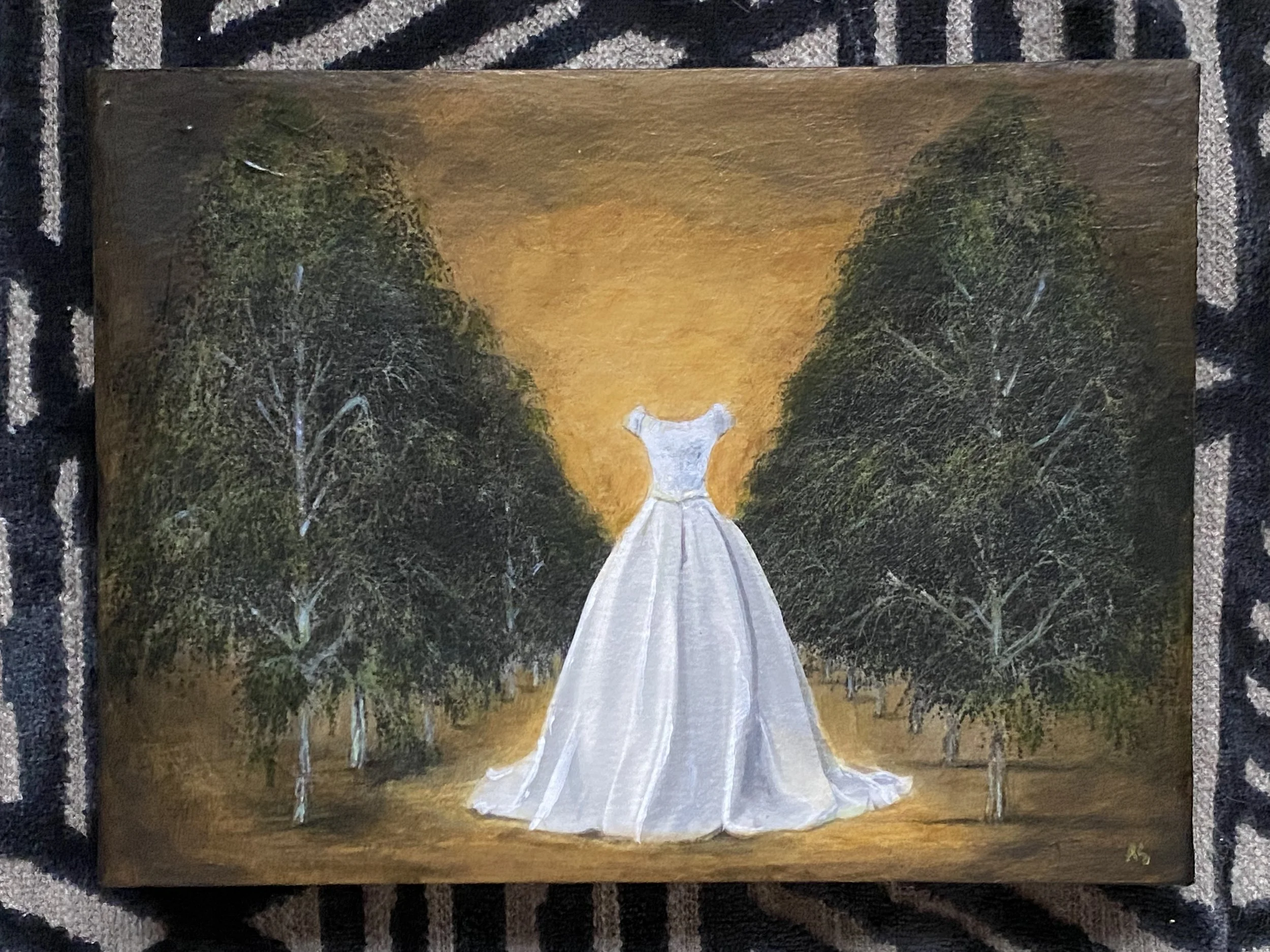 White Dress in Trees