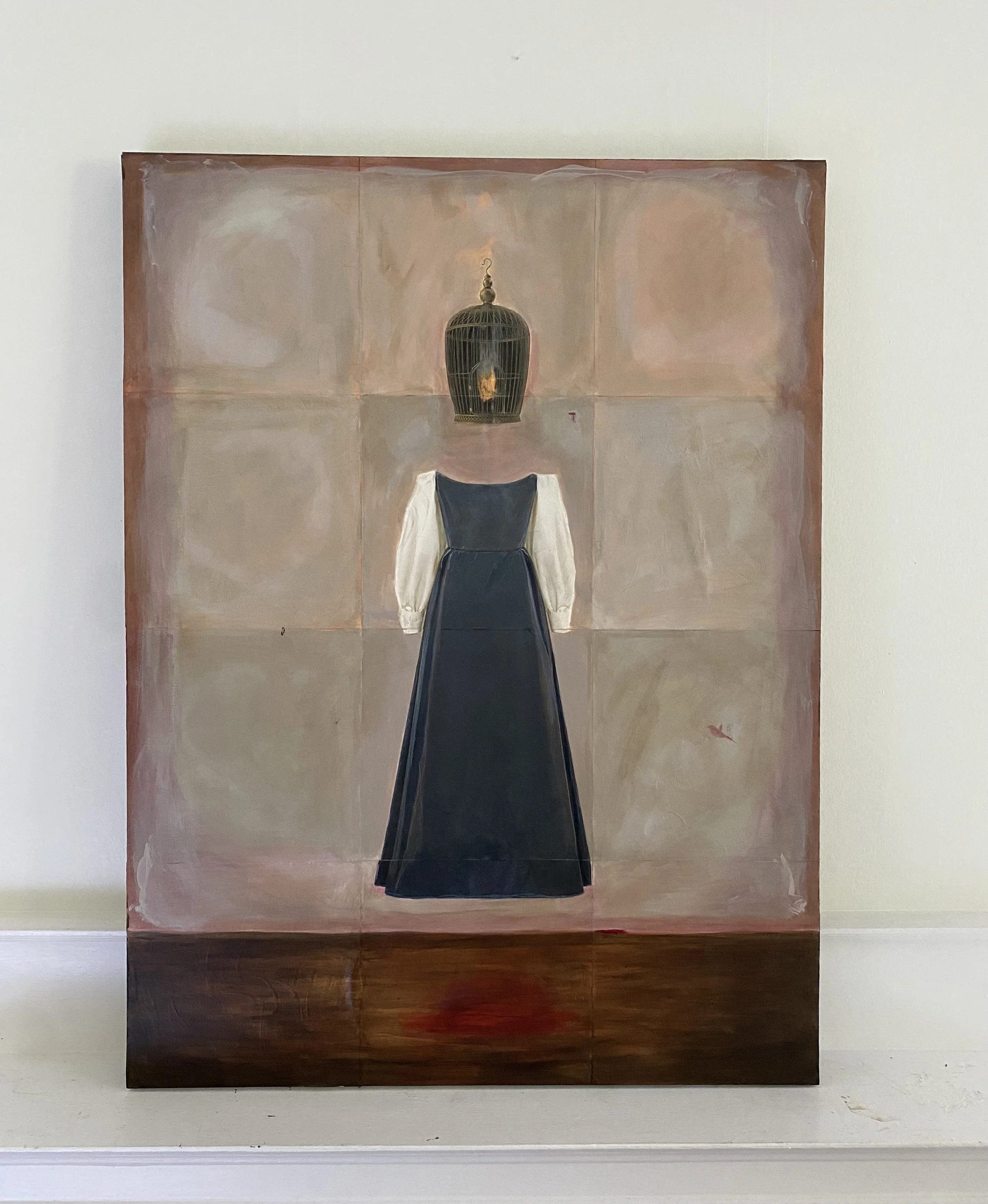 Blue Dress & Birdcage