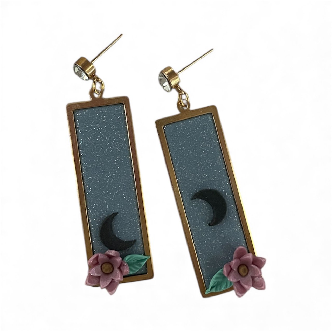 Celestial Bloom Bar Earrings