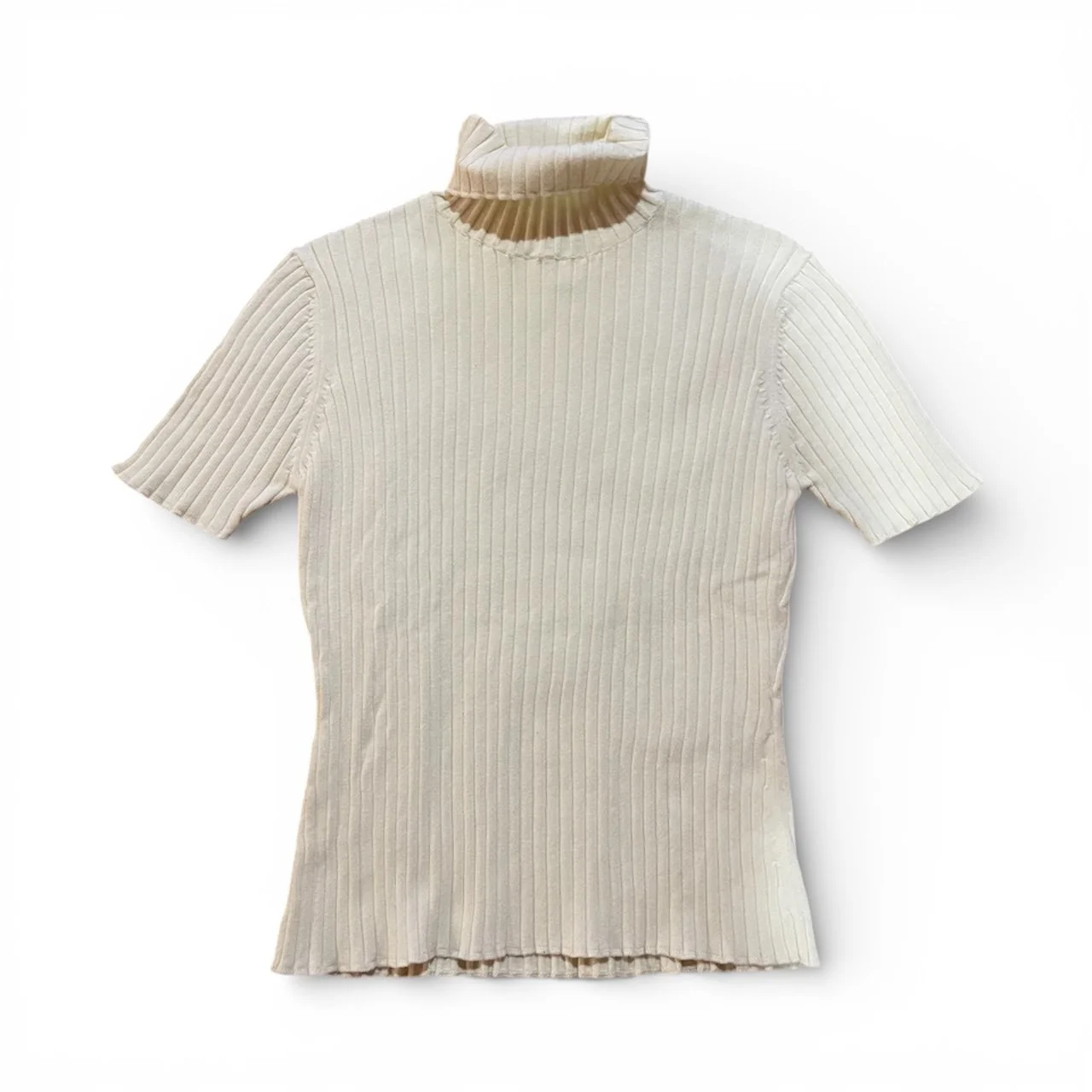 Vintage Ribbed Turtleneck Sweater