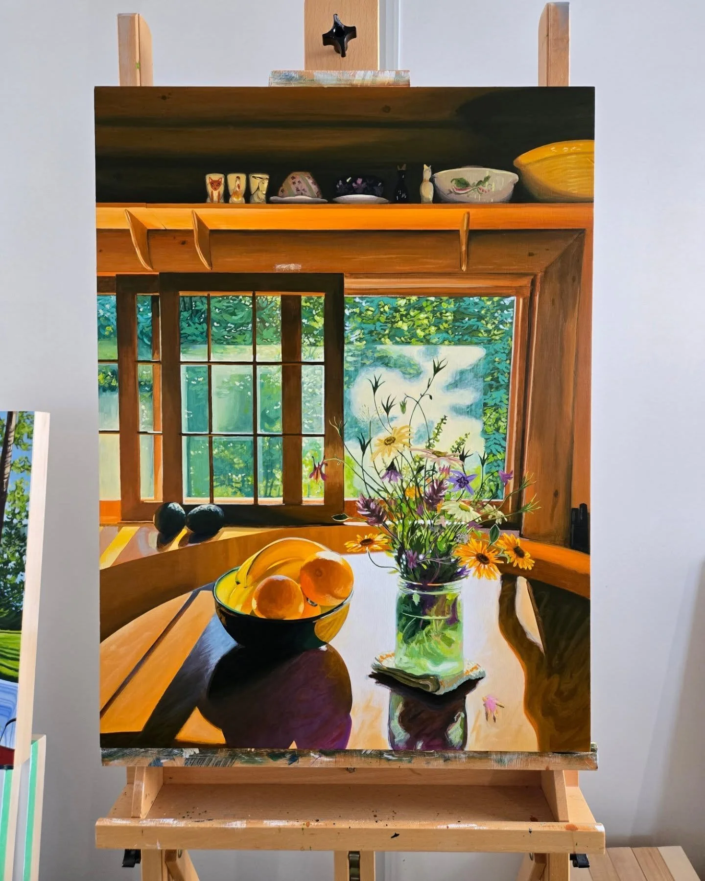 Some progress shots from my latest painting 🌼
Wildflowers 24 x 18&quot; 

Thanks so much @art4yourwalls for finding it a home so quickly!
