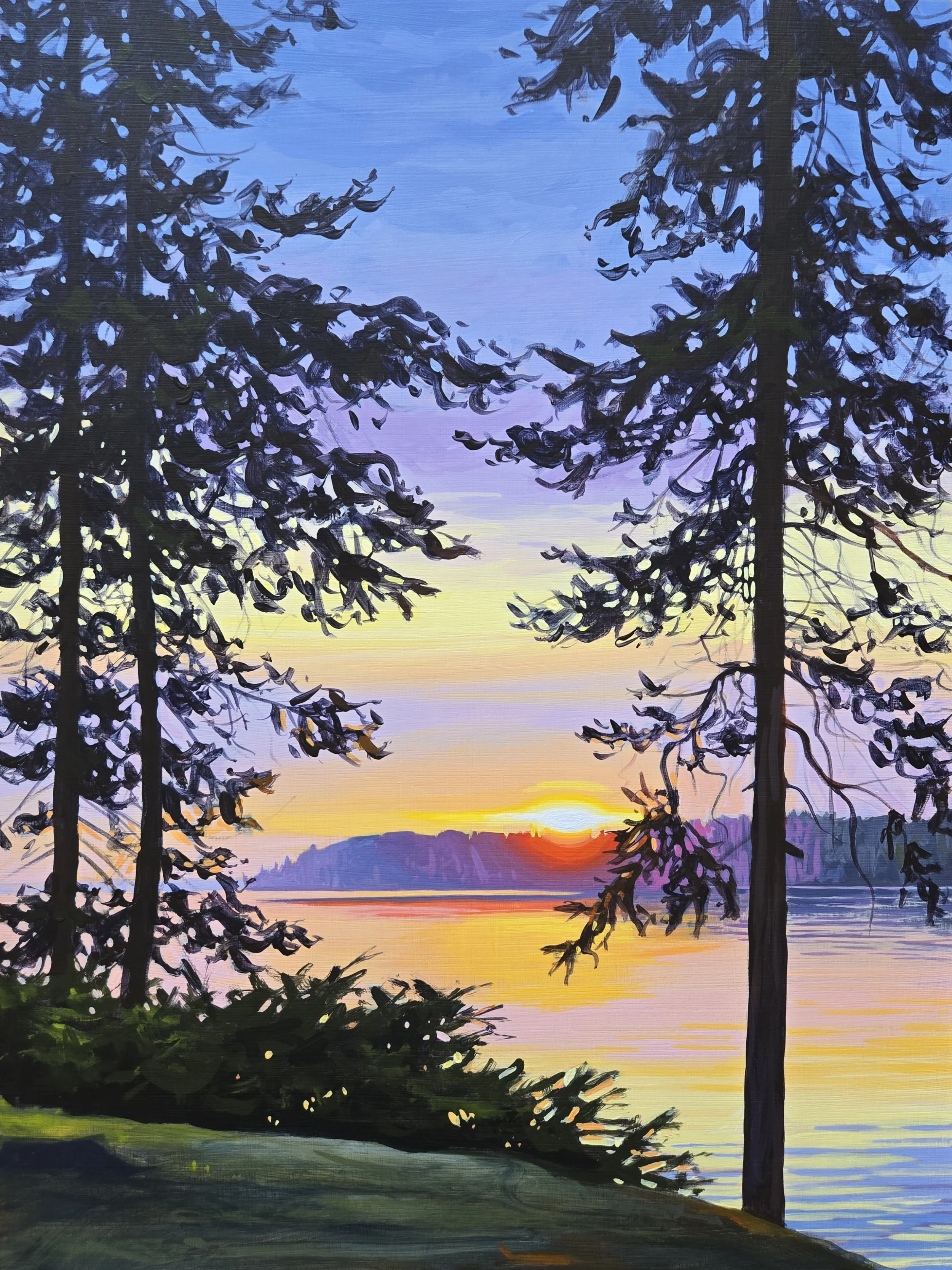 Summer Sunset 16" x 12"