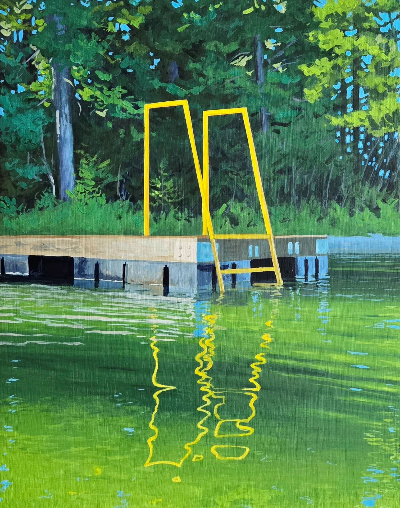 Deep Bay Swim 14" x 11"