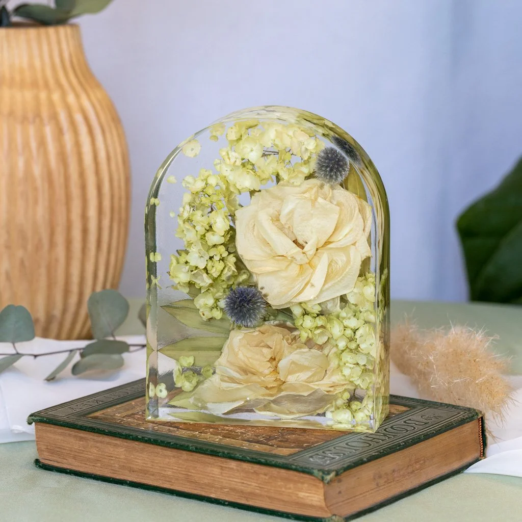 - 8in Arch Floral Block -  
$550.00 [Featured Item]