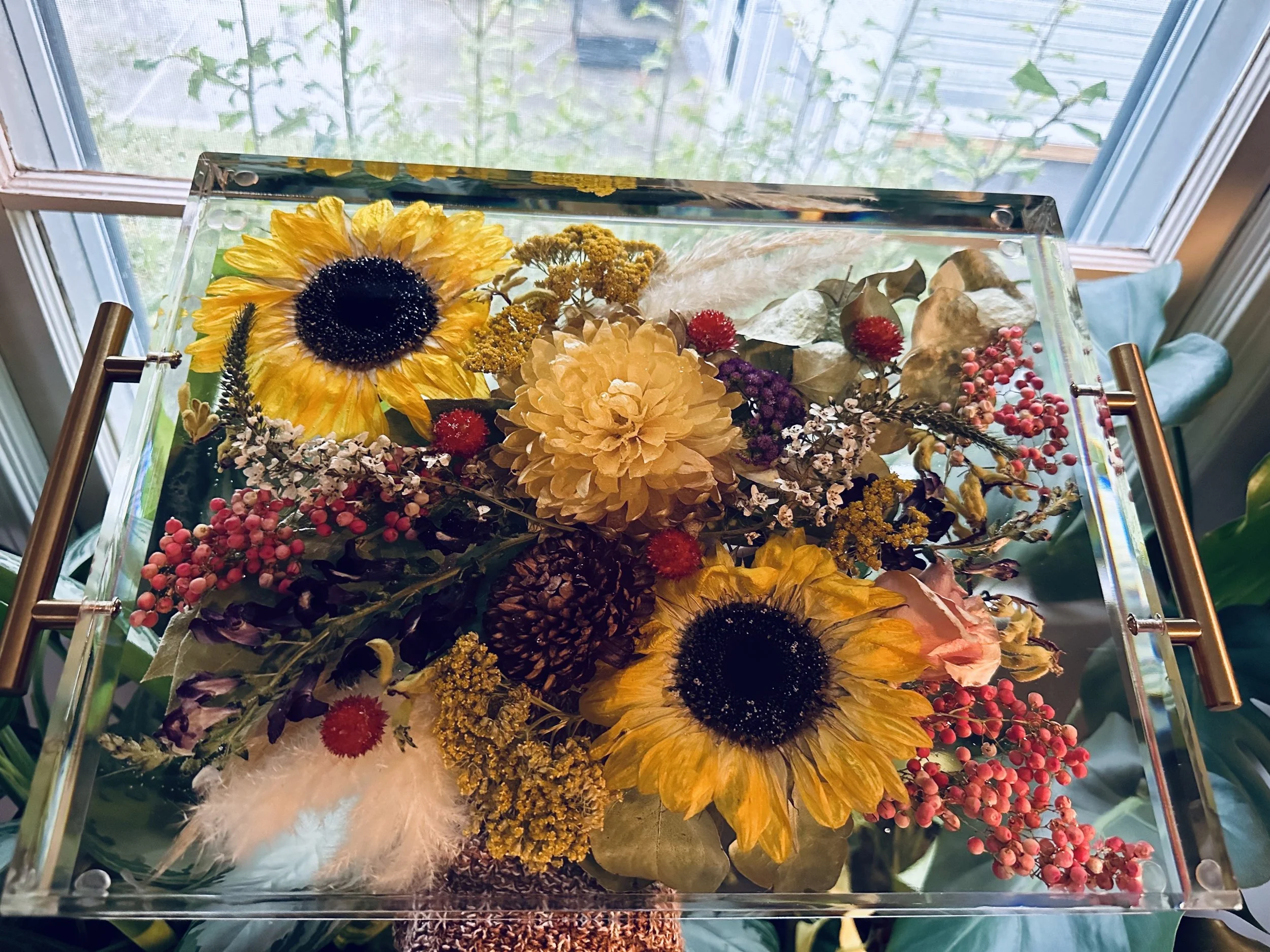 - 14x10 Decorative Tray -
$900.00 (choice of gold, silver or black hardware)
[Featured Item] 