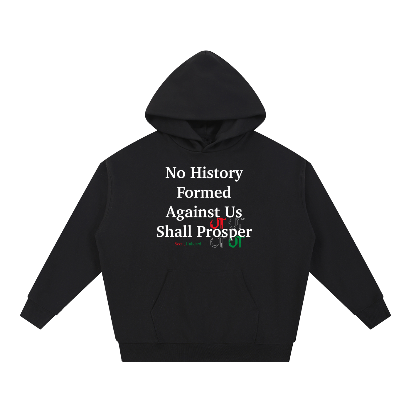 No History Formed Against Us Shall Prosper Hoodie