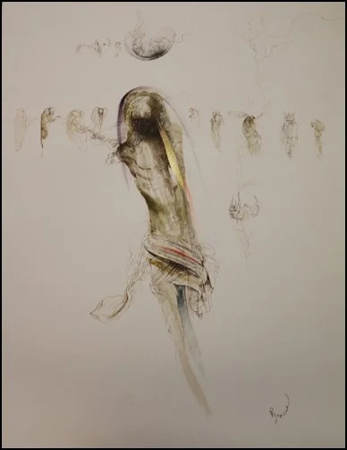 Sacrificial , Acuarela, col P.Perez 2015