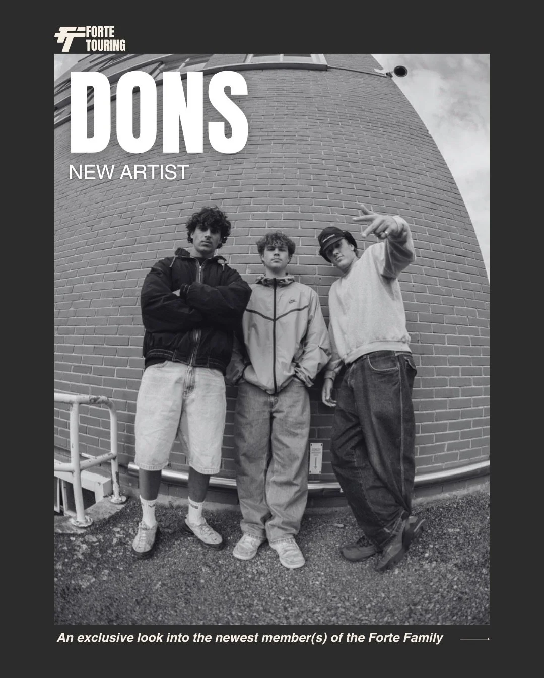 FORTE&rsquo;S NEWEST ARTIST: DONS

Welcome to the family!