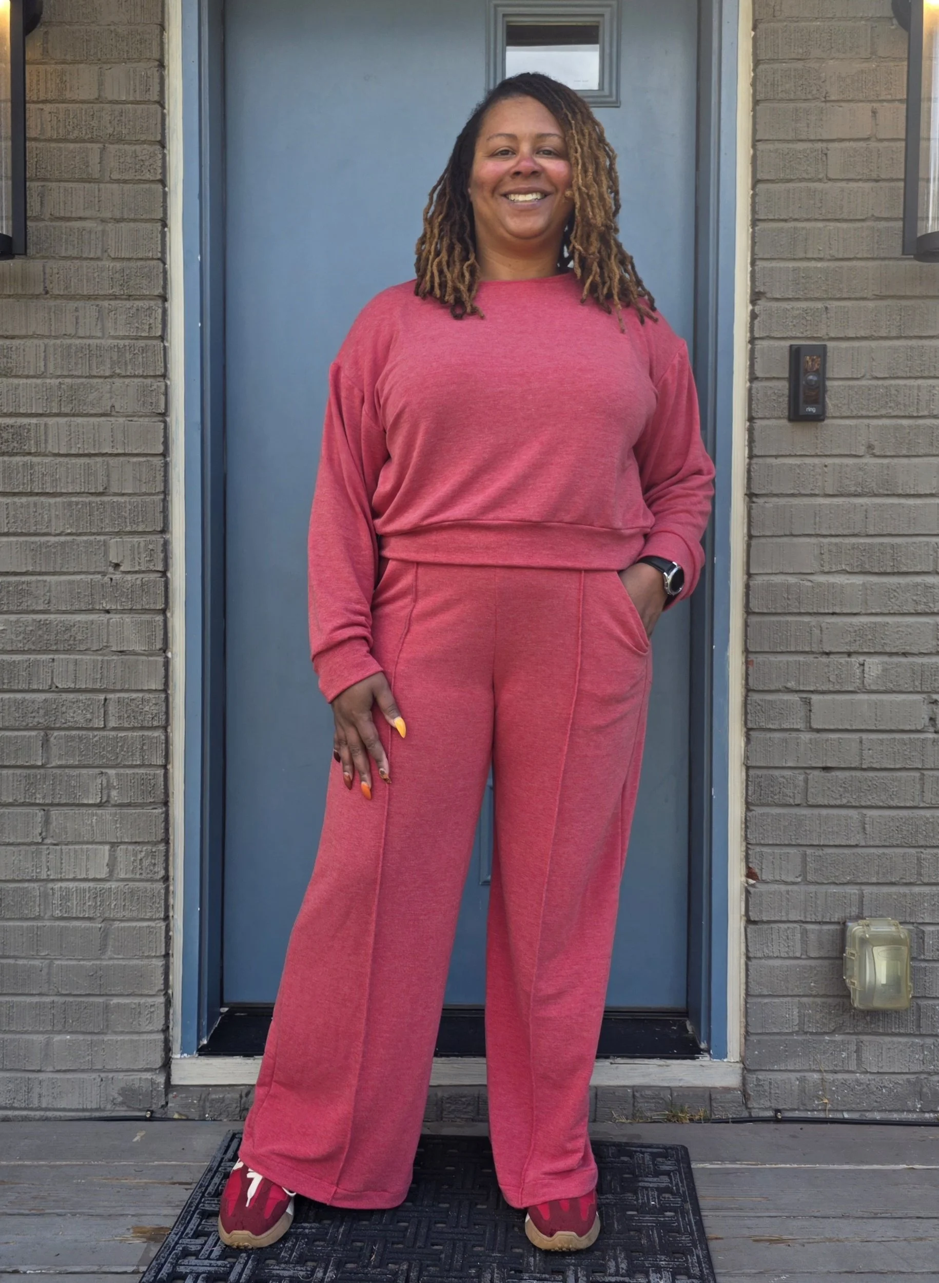 Cozy, Comfy Sweatsuit: Casey and Winnie