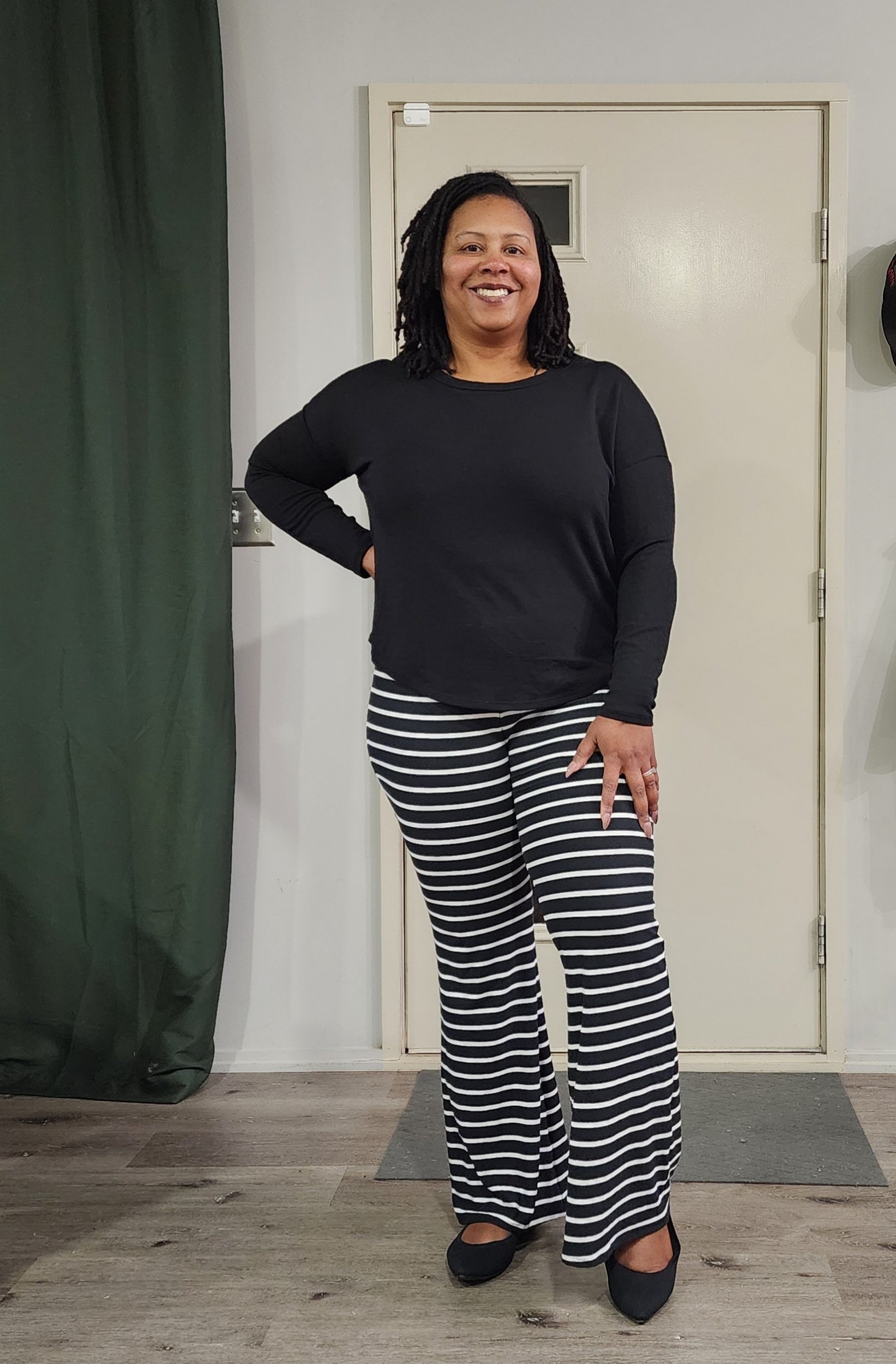 Flared, Striped Pants: Tammy Handmade Freya — TipStitched