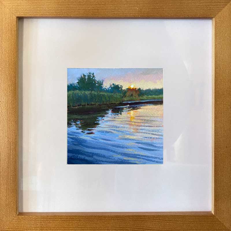 sunset_framed_4x4_gouache_takeyce.jpg