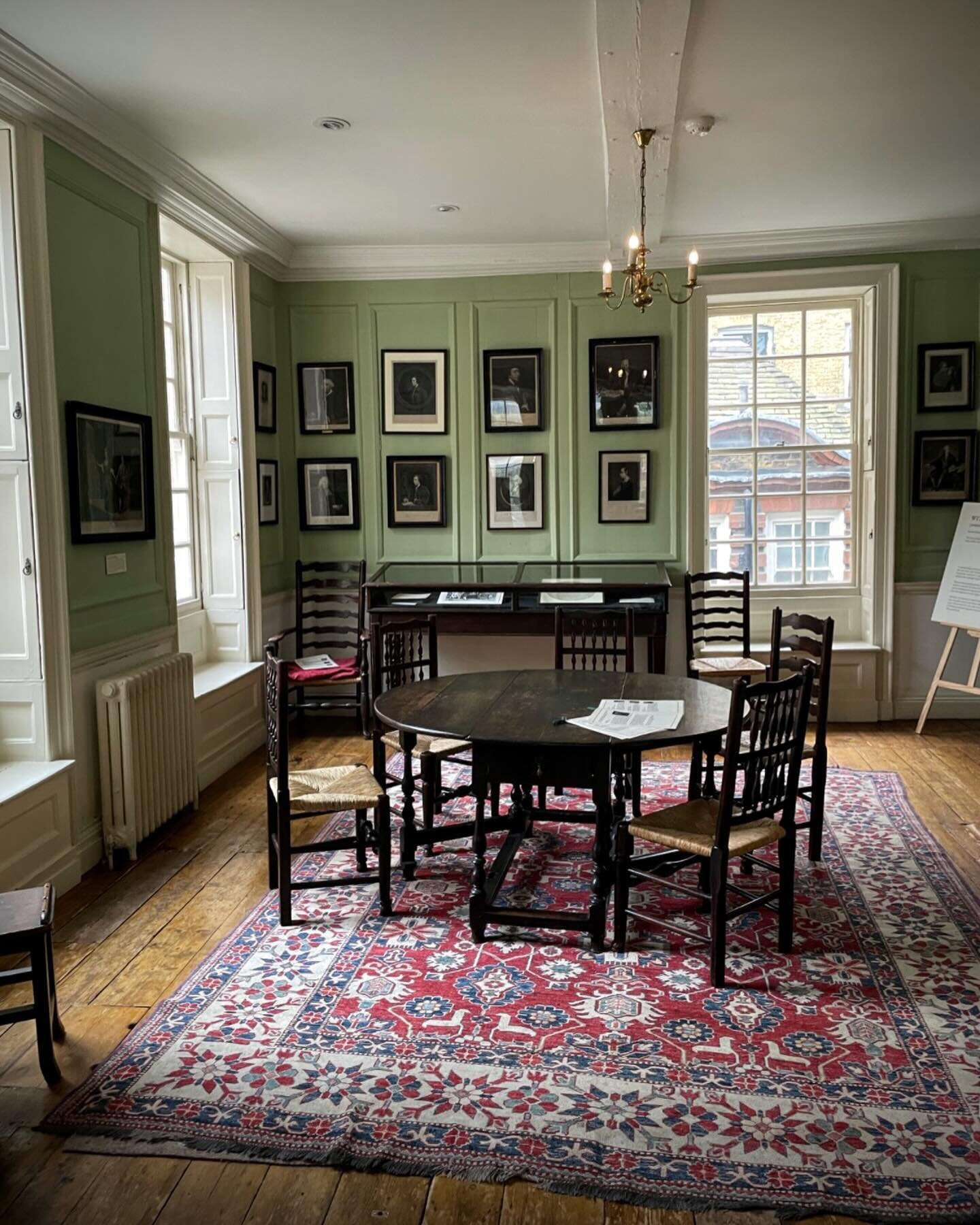 Yesterday I visited one of my favourite little museums in London - the home of Dr Samuel Johnson, on Gough Place near Fleet Street.

Samuel Johnson wrote the first definitive dictionary of the English language in 1755, while living in this house. He 