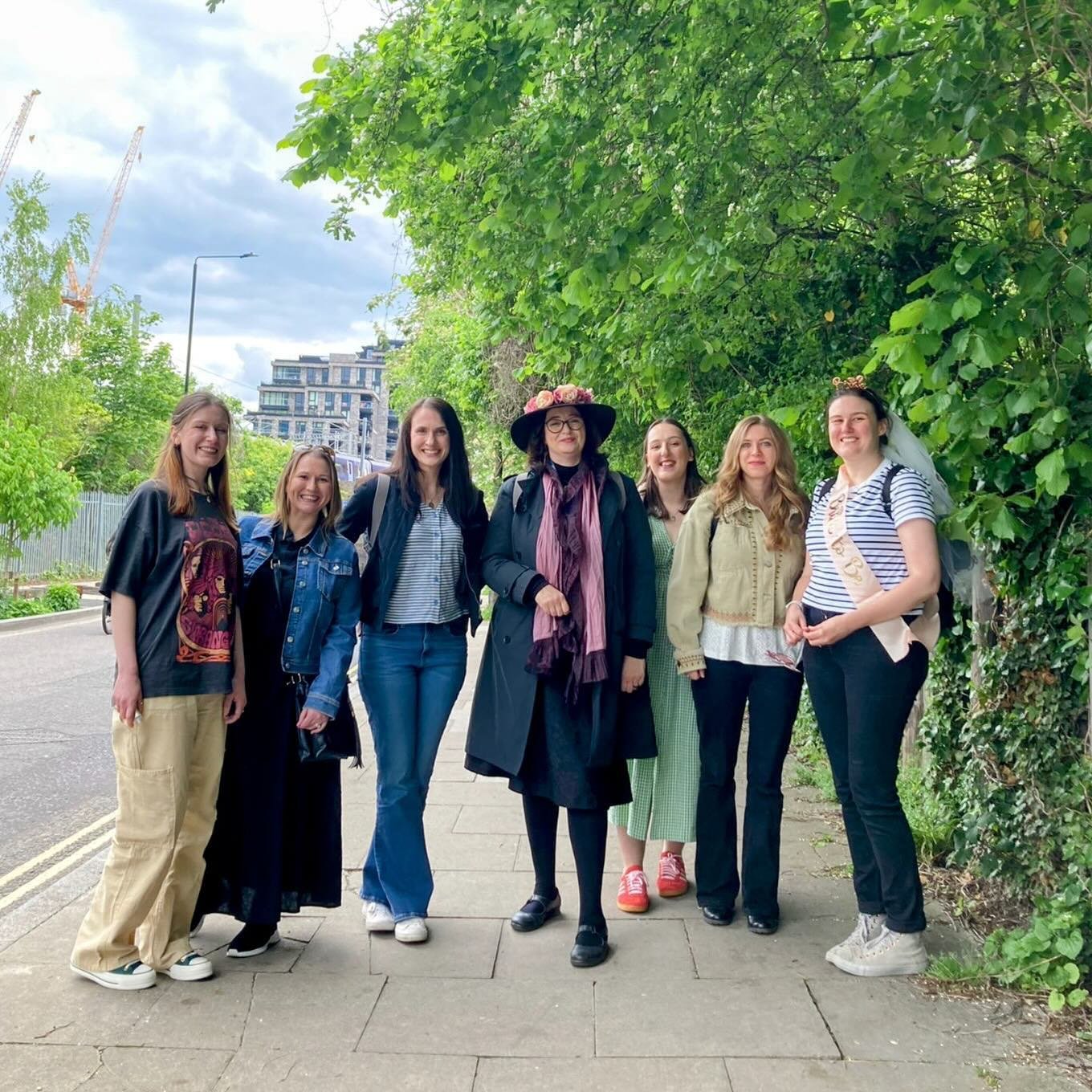 This weekend I guided a hen do with a difference - we explored gothic literature and the literary ladies of Bloomsbury!

We began at St Pancras Old Church cemetery - who doesn&rsquo;t start their bachelorette in a cemetery? - to visit the tomb of Mar