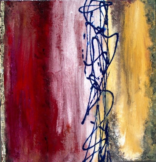 Cobalt Resonance 24 x 23 (SOLD)