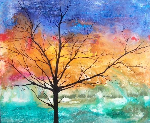 Wishing Tree #10 – 30 x 35 (SOLD)