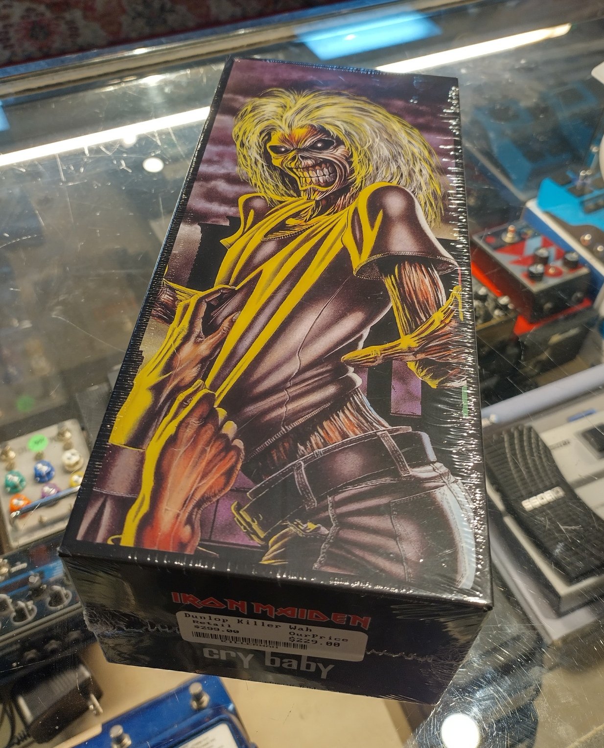 New In Box Sealed Dunlop Iron Maiden Killer Wah Wah Free Shipping!