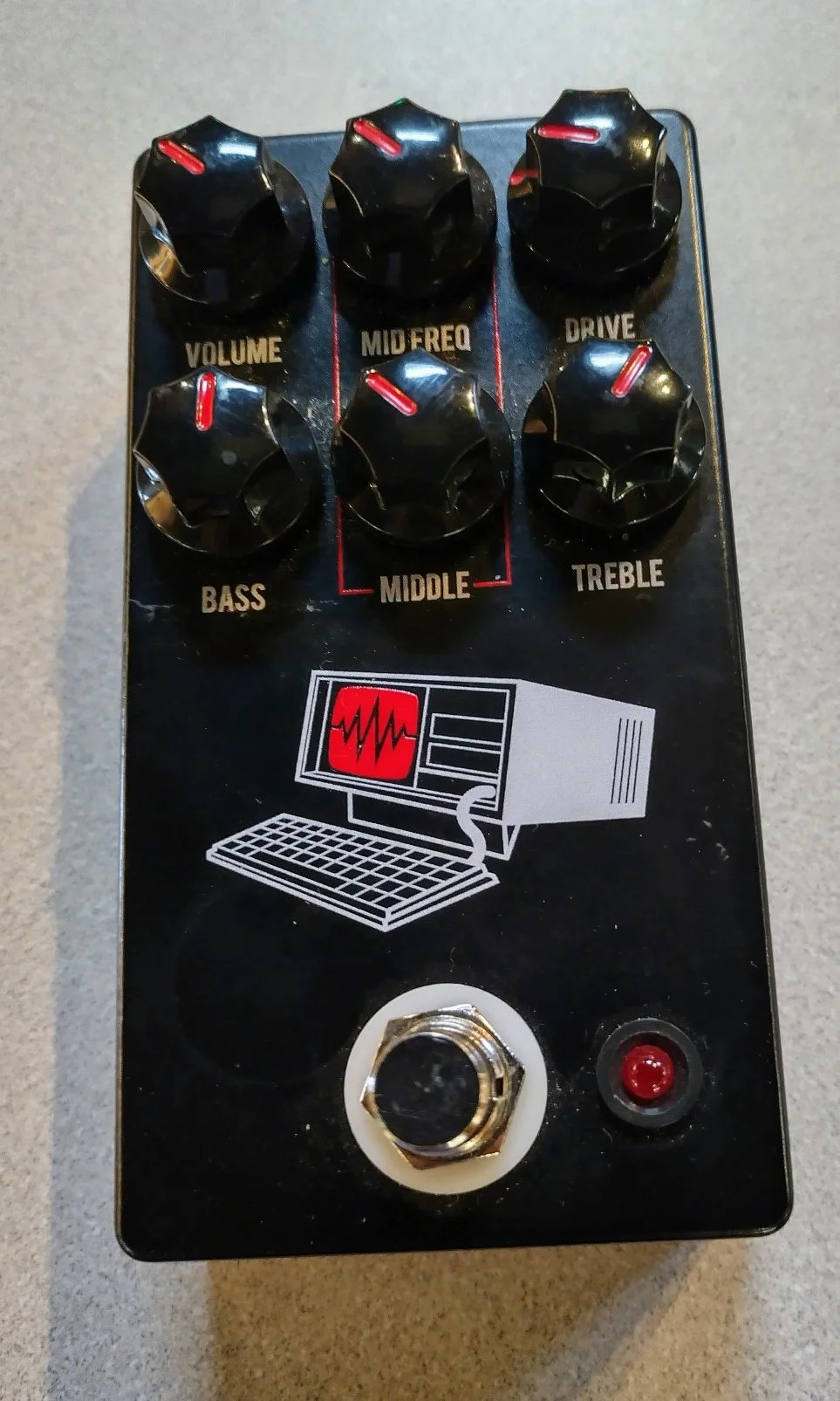 Mint Used JHS Hard Drive Distortion Pedal Free Shipping!