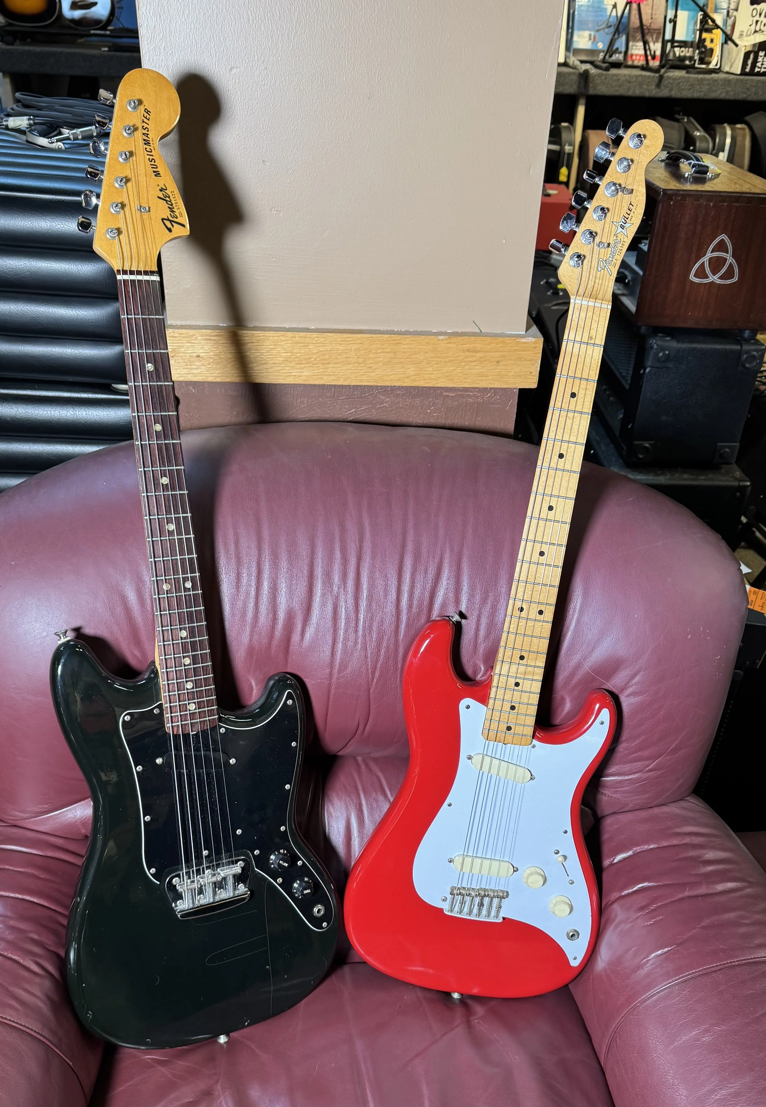 Used Mint 1981 Fender Squier USA Bullet Red w/ OHSC Free Shipping!