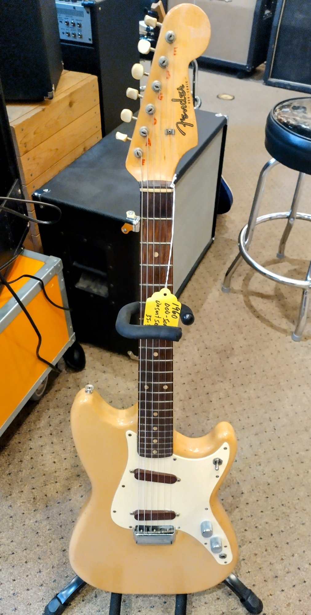 Vintage 1960 Fender Duo Sonic Desert Sand OHSC 1 Owner Free Shipping!