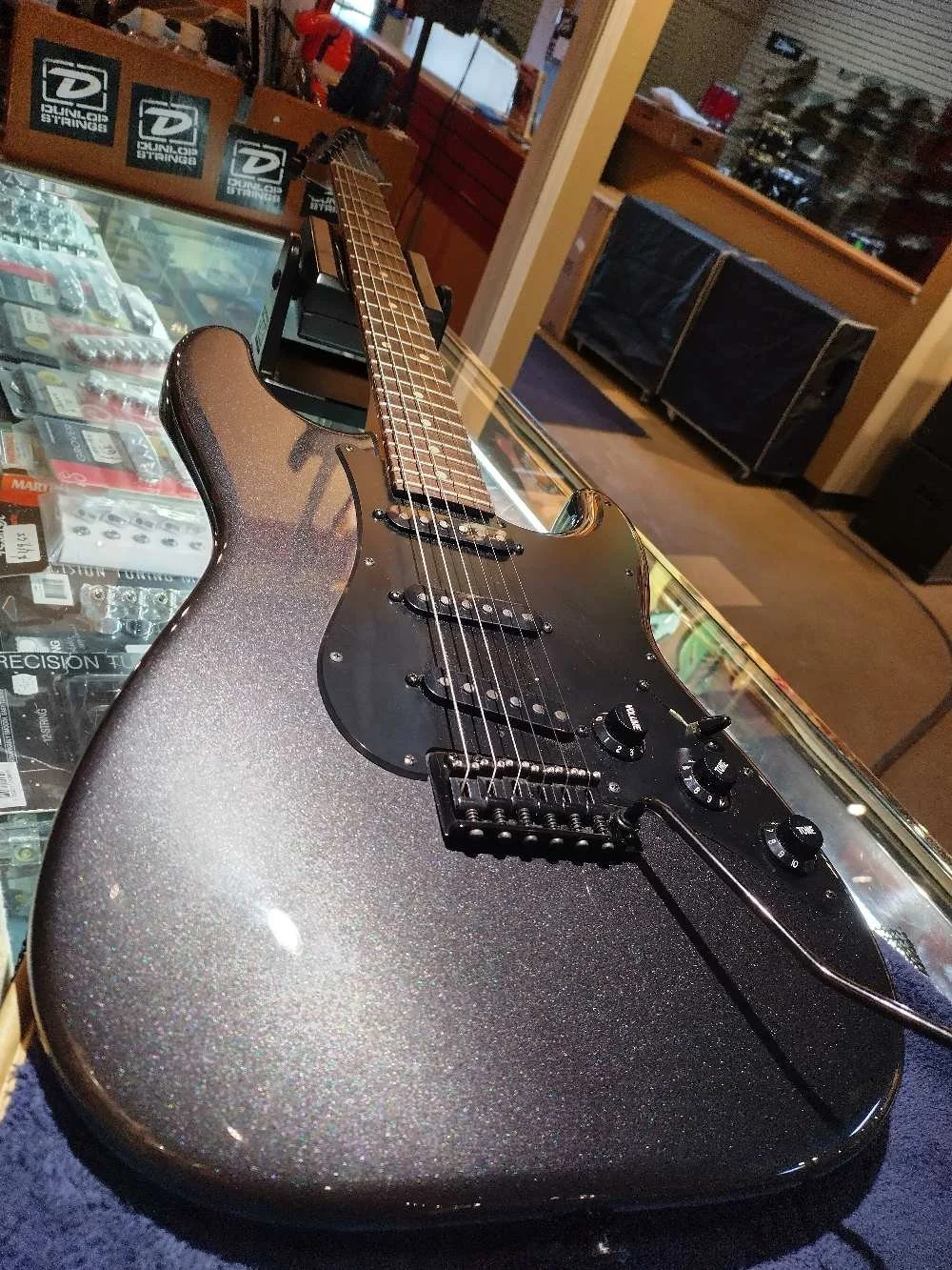 Mint Used Suhr Classic Custom S Charcoal Burst OHSC Free Shipping!