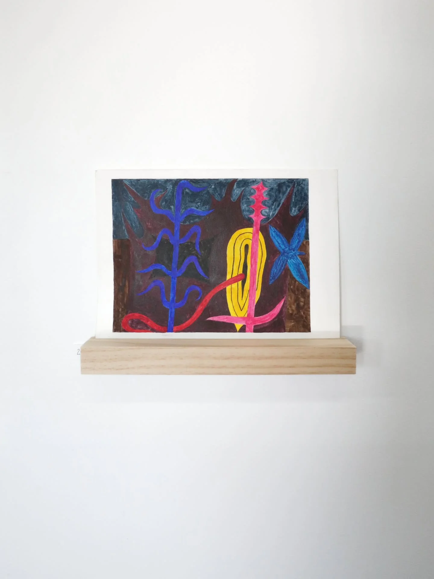 'Mother #2', watercolour on paper by Rosa Allison. Part of our current exhibition 'Seven Day Work Week'. A show celebrating artists and makers, who are some of the hardest working people I know.