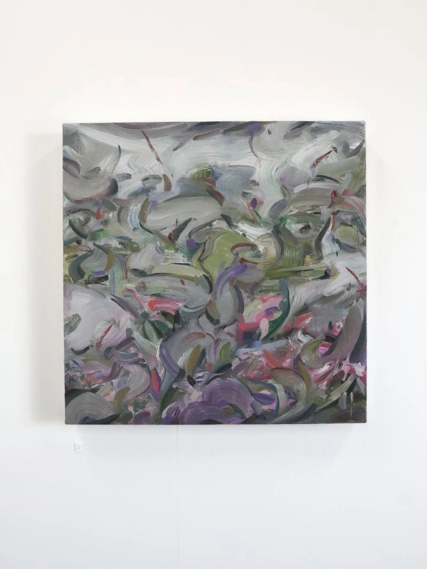 'Driftfield', oil on canvas by Paul McLachlan. Part of our current exhibition,'Seven Day Work Week', a group show featuring work by artists from around Aotearoa.