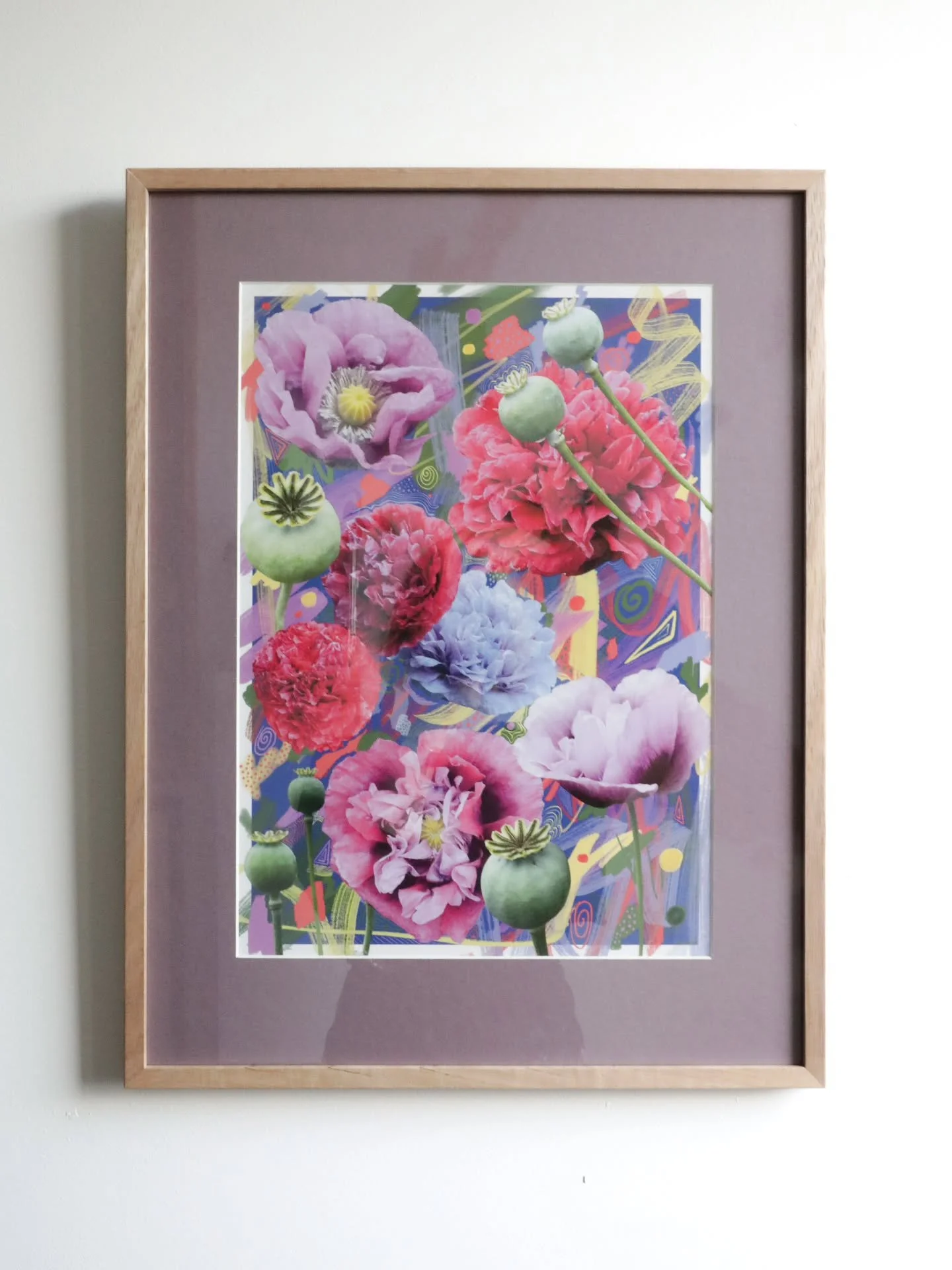 New print by the wonderful @fruitbowl_studio , framed and available to view @artecollective_artists