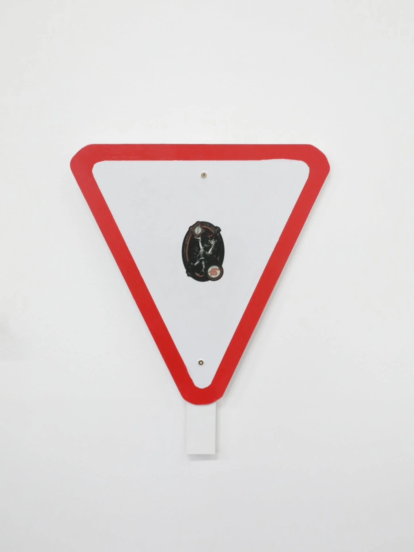 Side-quest Saturday; Draft 1. 

A little imitation sign to slap all your stickers. 

I'm constantly thinking about how we can make use of any offcuts and waste; made from a bit of ACM, some leftover paint from a custom job and a stick of MDF that was