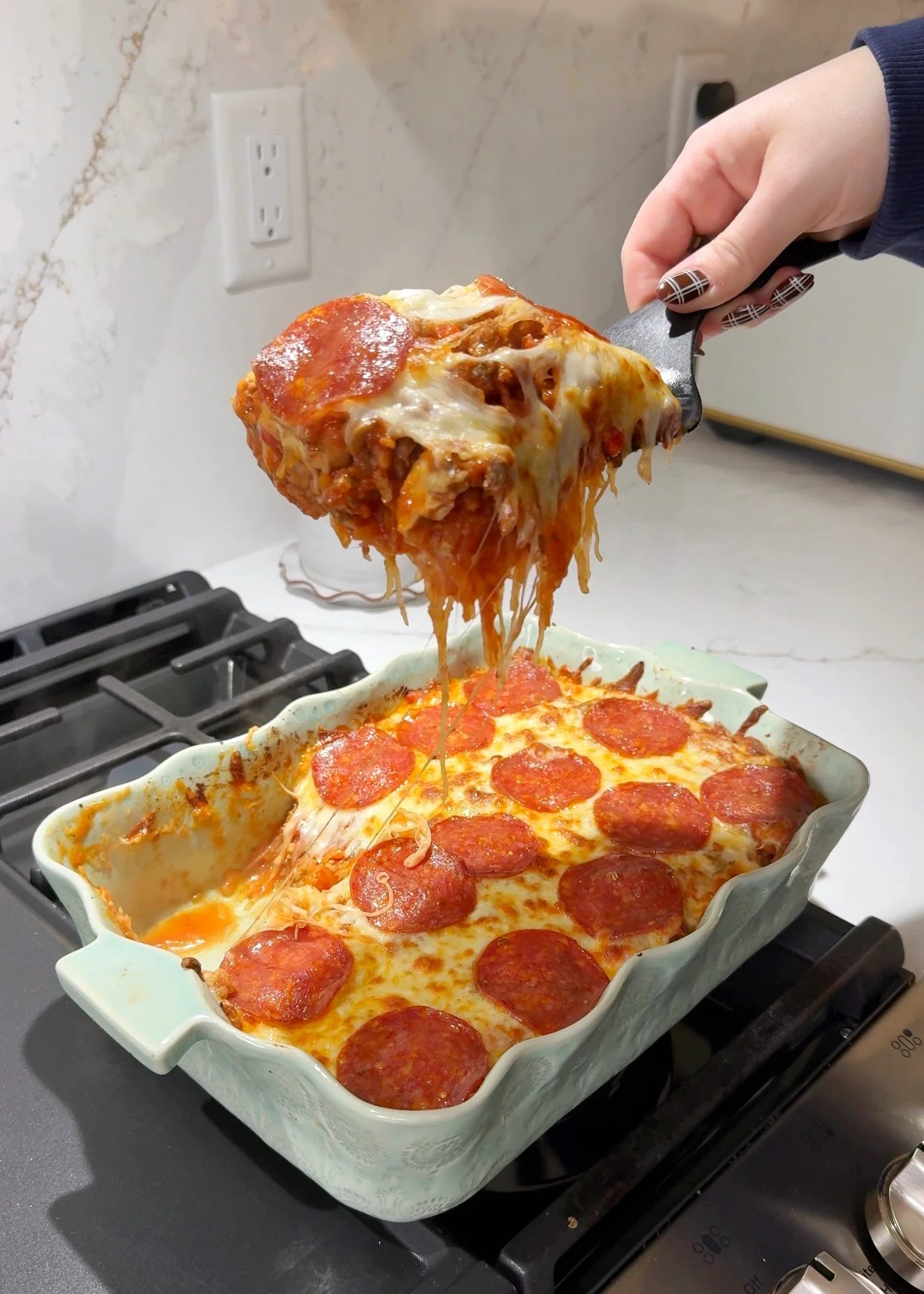 Spaghetti Squash Pizza Bake