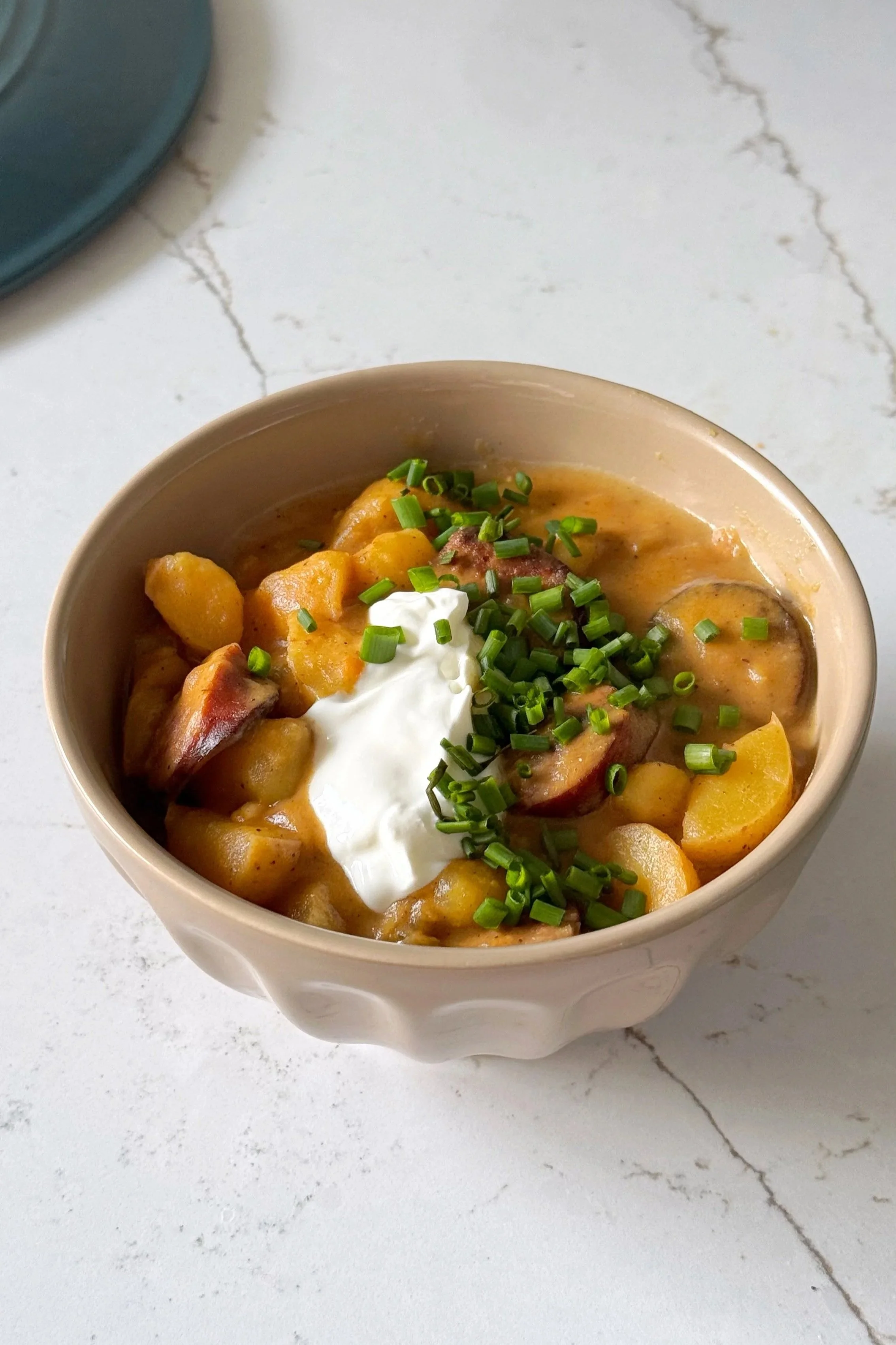 Creamy Kielbasa &amp; Potato Soup