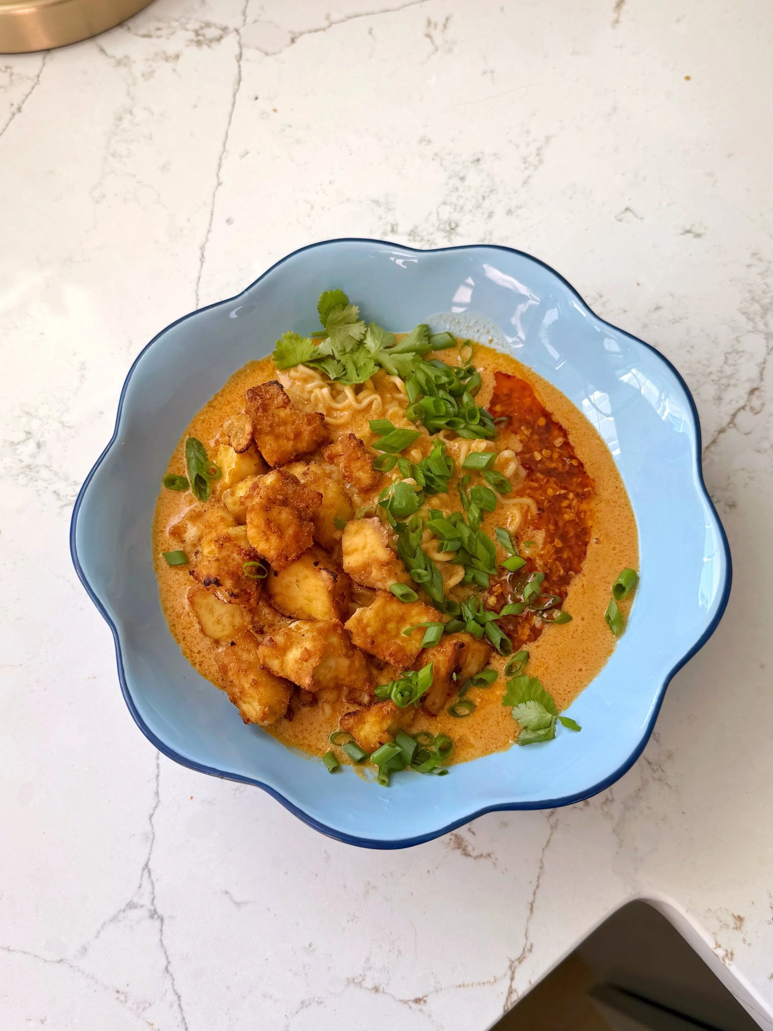 Creamy Peanut Tofu Ramen