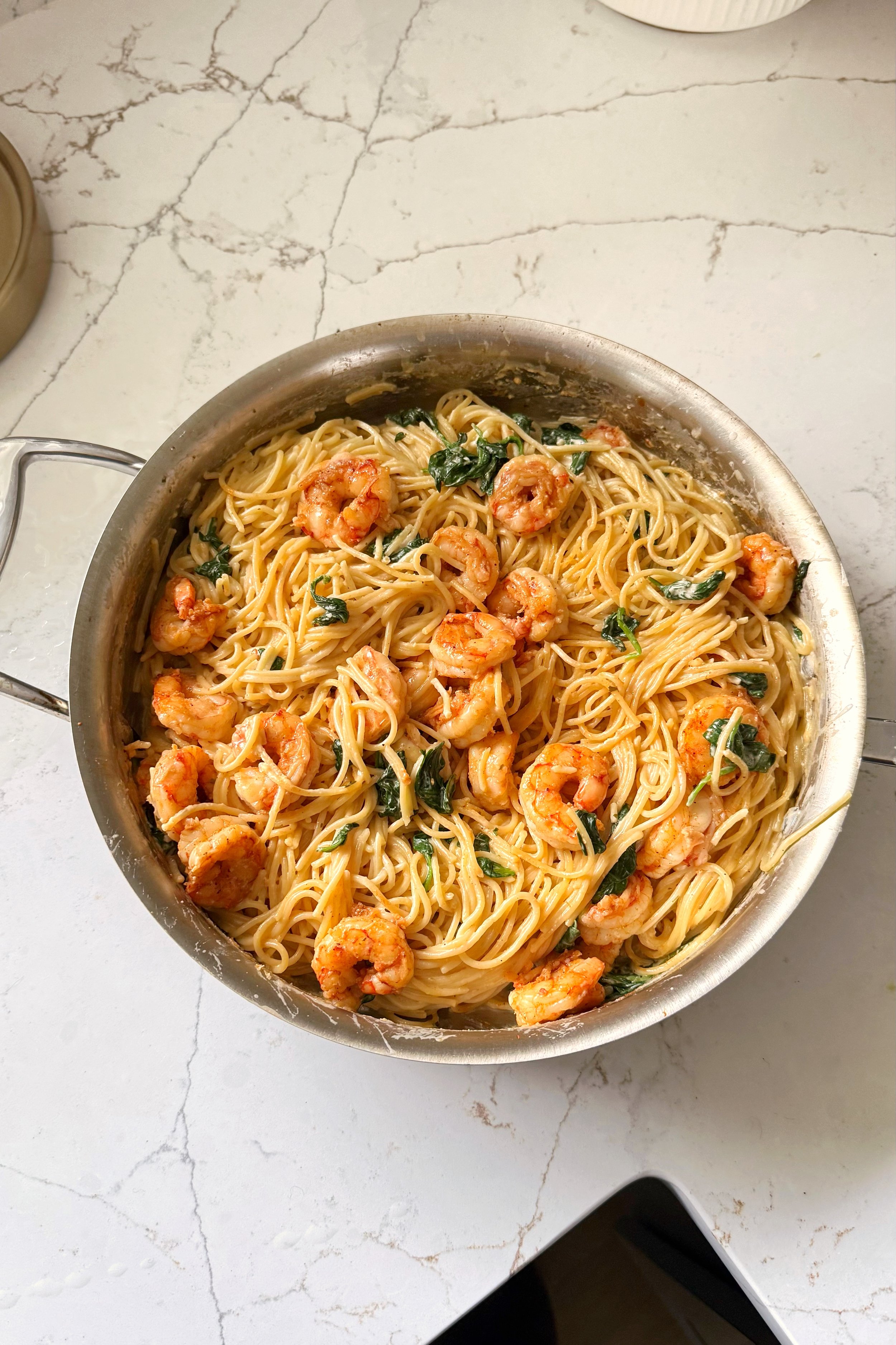 Creamy Boursin and Shrimp Pasta