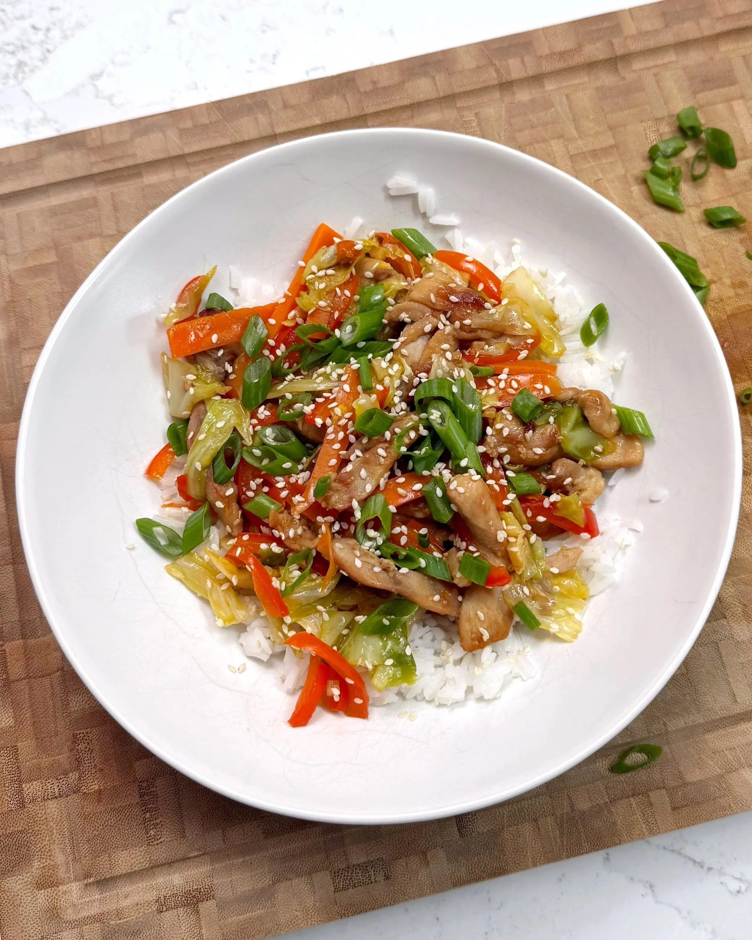 Chicken Cabbage Stir Fry