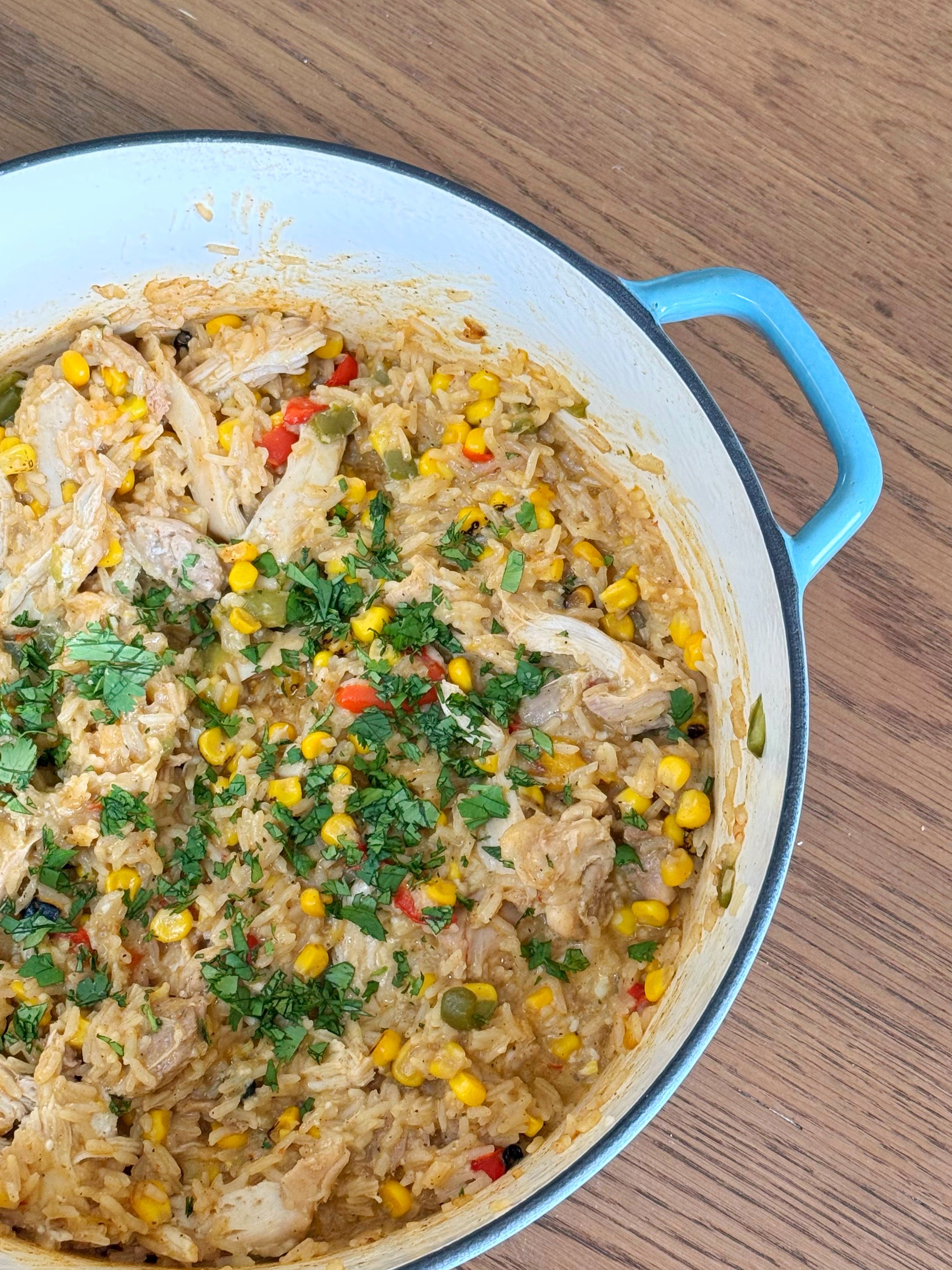Chili Lime Chicken &amp; Rice Skillet