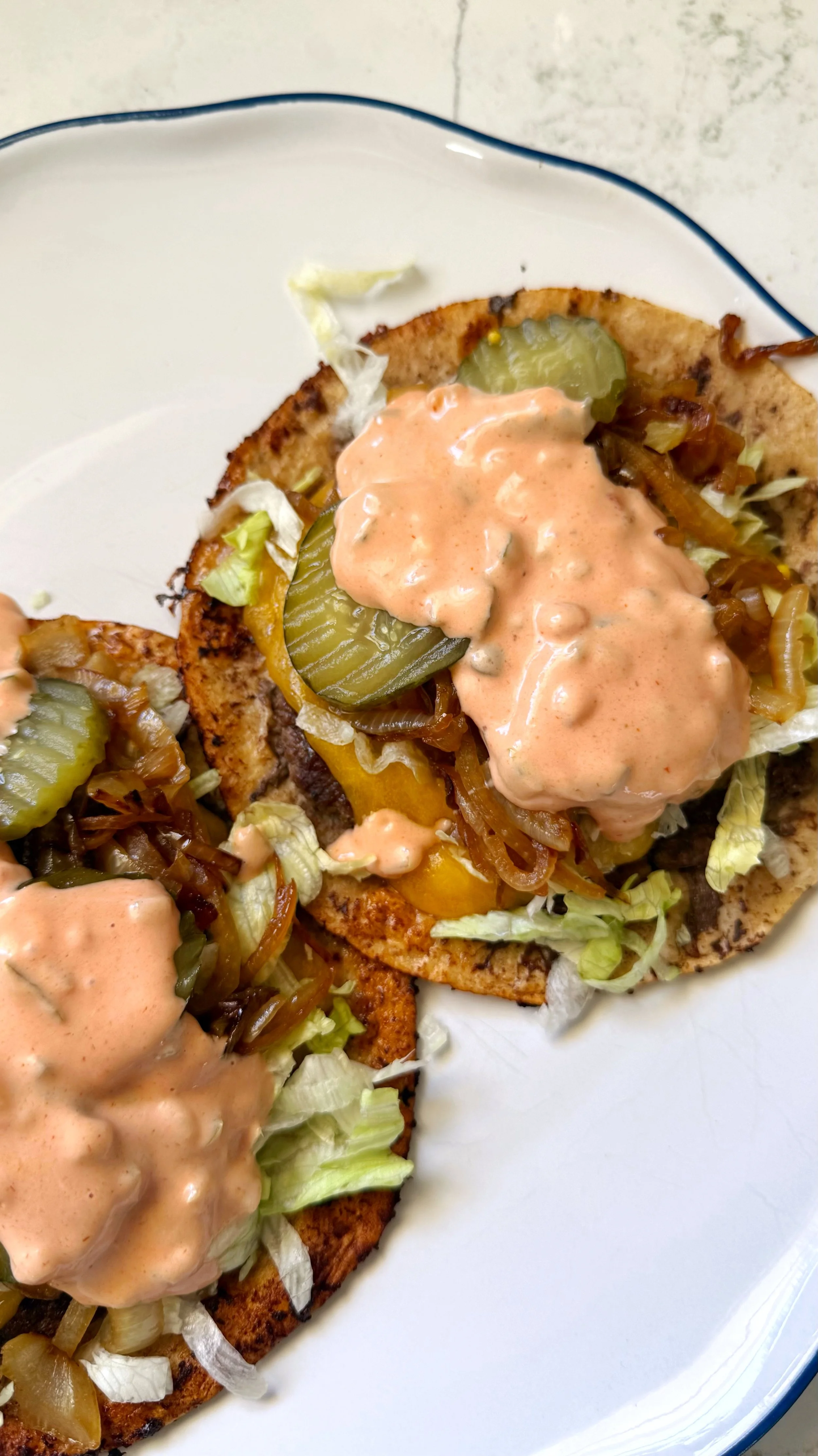 Smash Burger Tacos