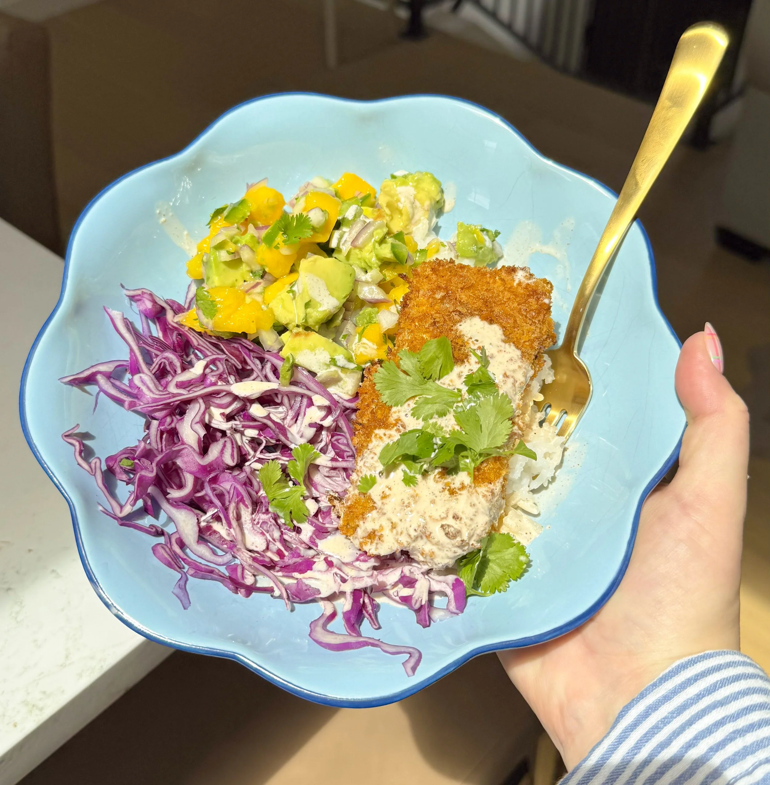 Crispy Fish Taco Bowls&nbsp;