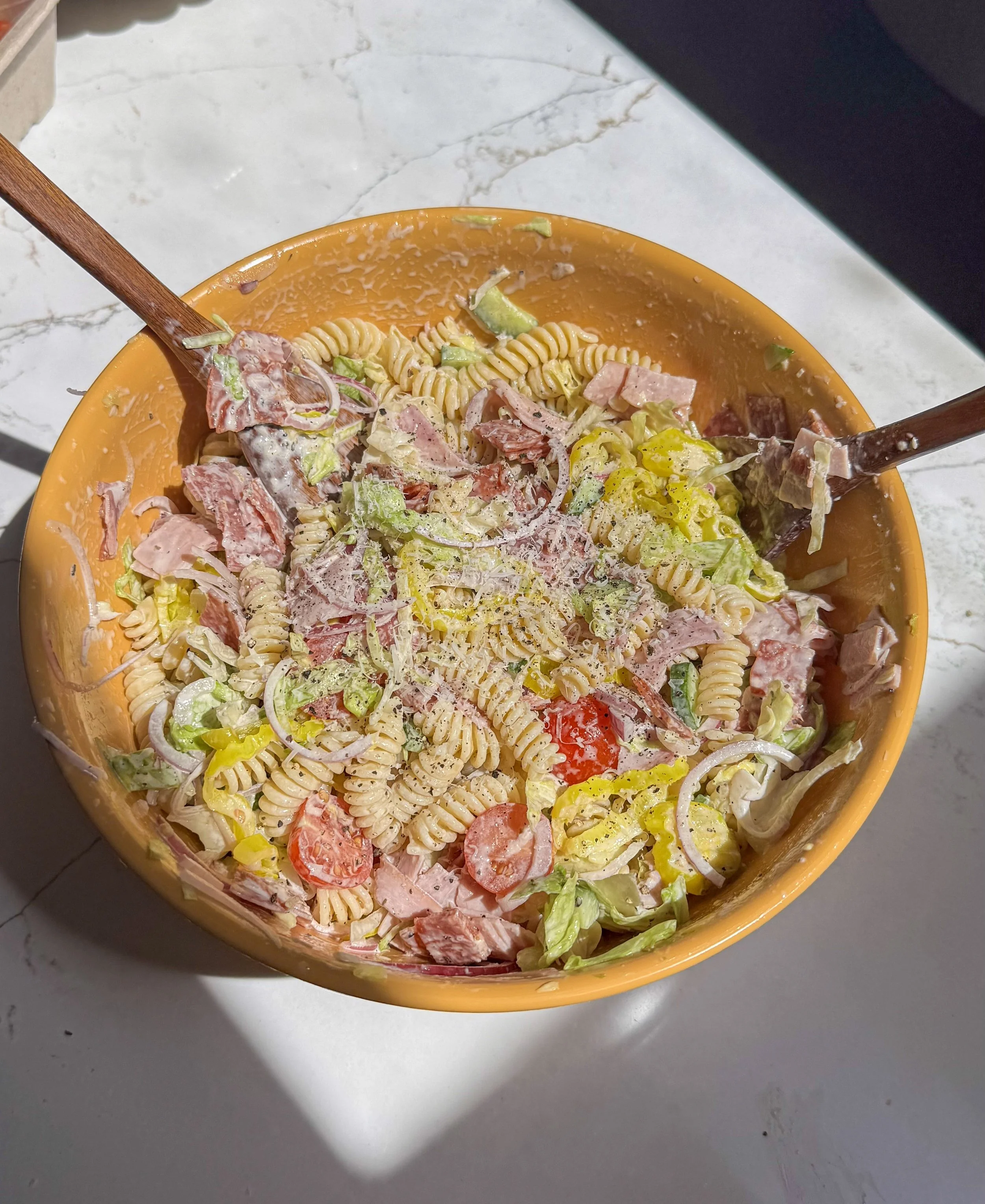 Italian Grinder Pasta Salad