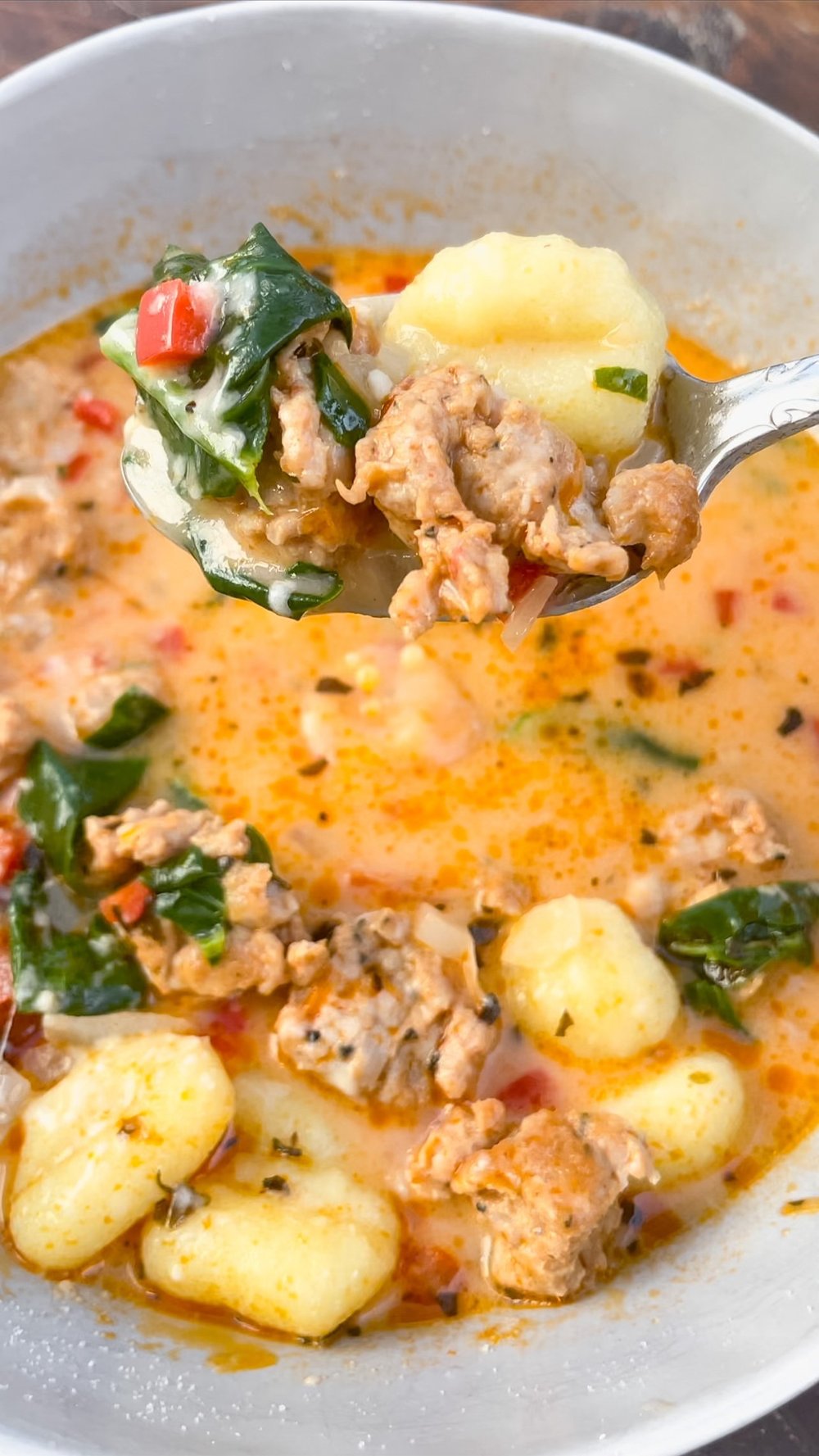 Creamy Sausage and Gnocchi Soup — Cailee Eats