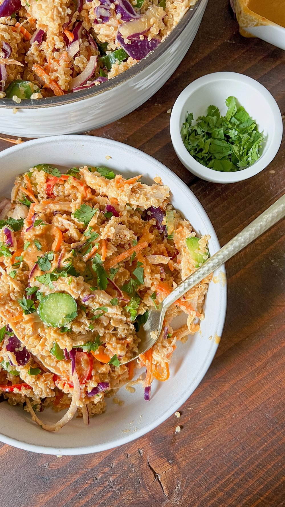 Thai Peanut Quinoa Salad — Cailee Eats
