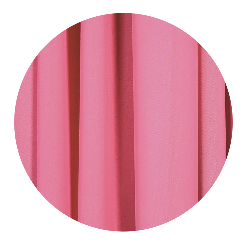 Watermelon pink chiffon drape