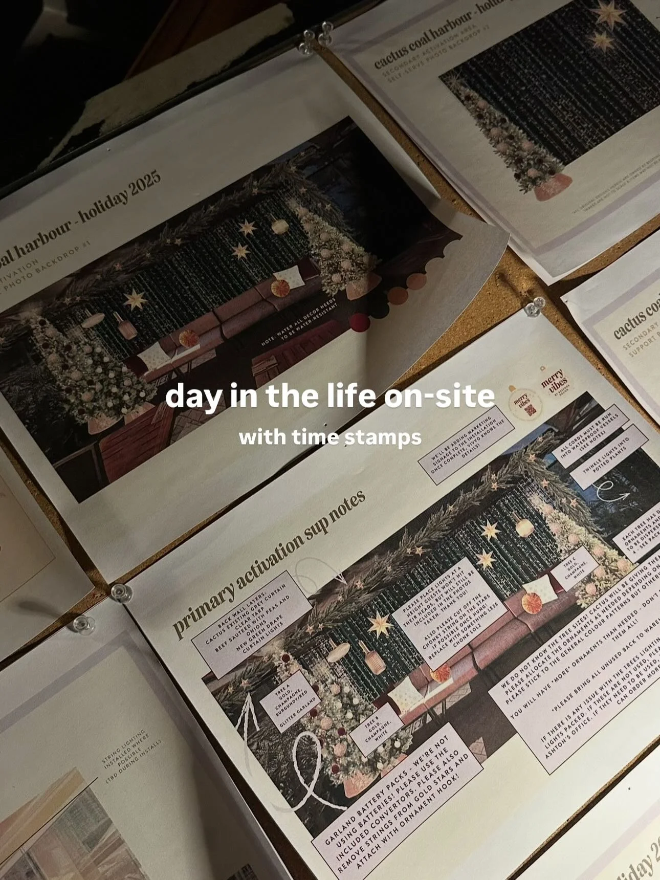 6 am starts 🤝 head lamps and coffee 

#eventdecor #holidaydecor #holidayrentals #holidayparty #eventstyling #yvrevents #eventrentals #decorrentals