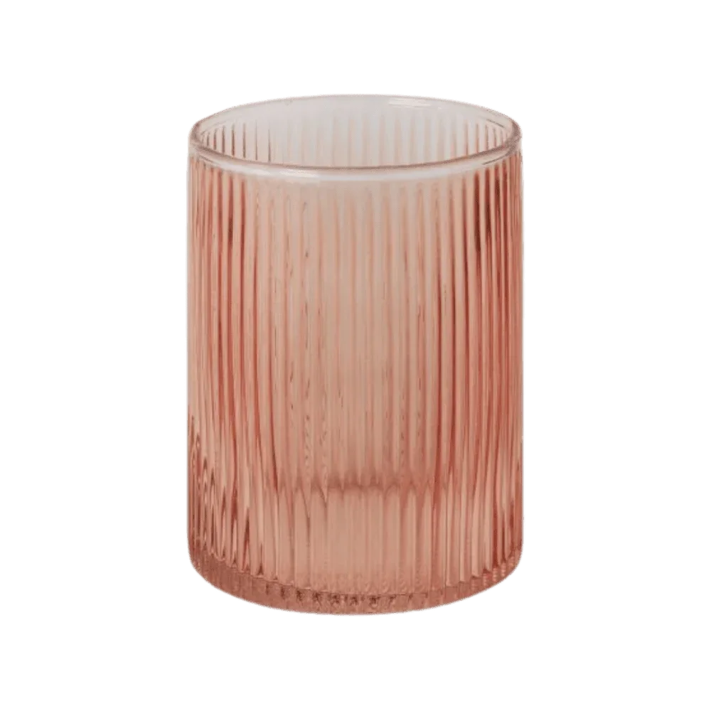 Coral Fluted Vase 