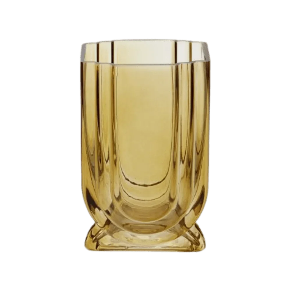 Citron Yellow Arch Vase